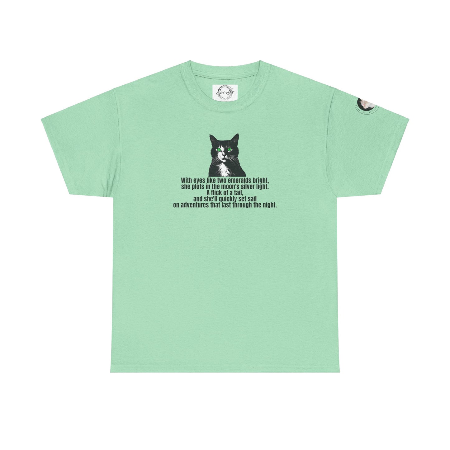 Emerald Eyed Mischief Unisex Heavy Cotton Tee