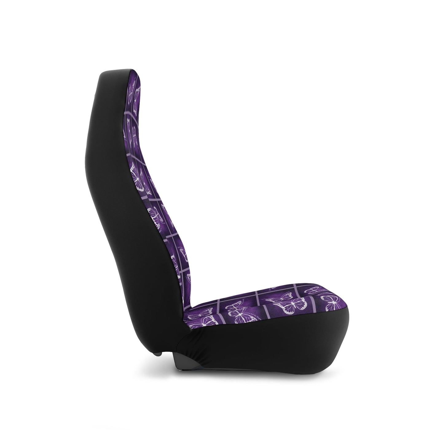 Purple Butterfly Car Seat Covers Printify