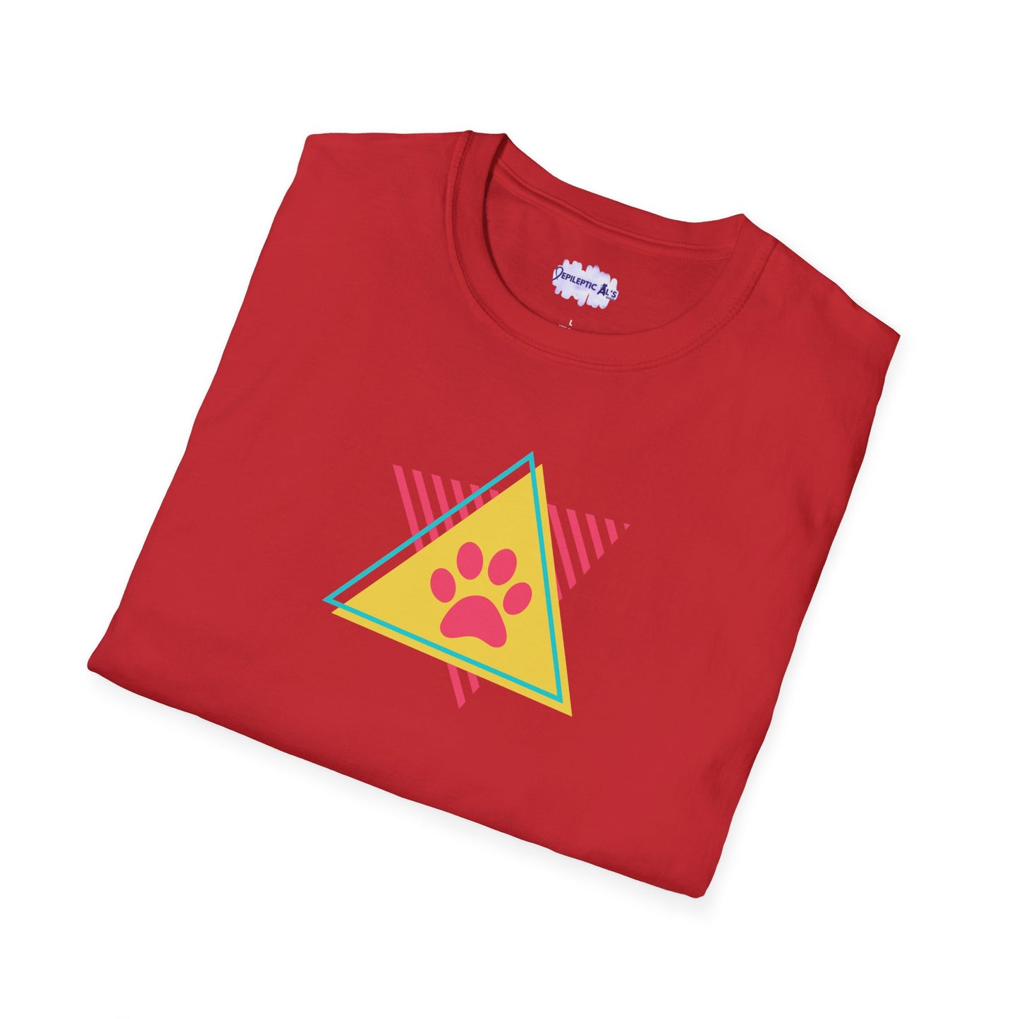 90s Paw Unisex Softstyle T - Shirt - T - Shirt - Epileptic Al’s Shop