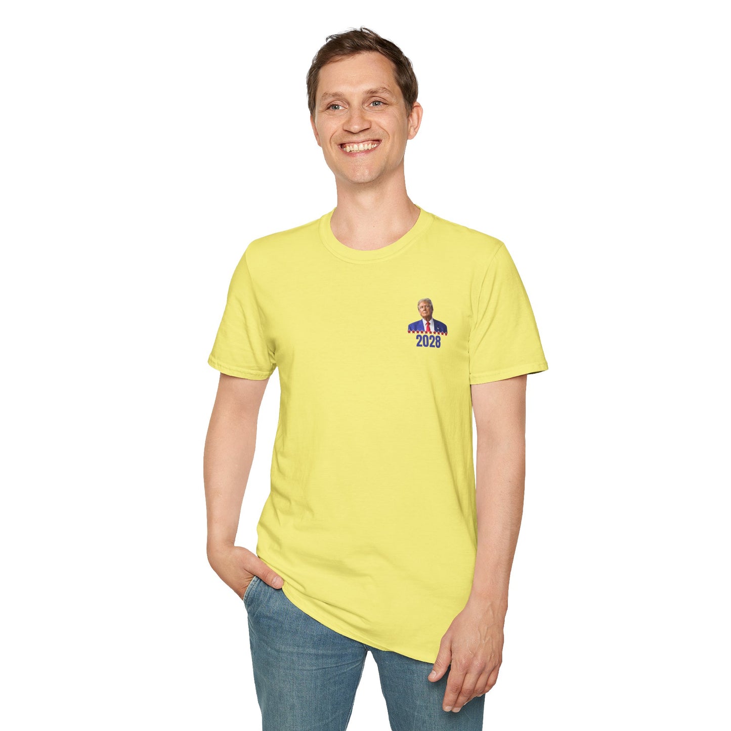 Trump 2028 Unisex Softstyle T-Shirt - Trump for President