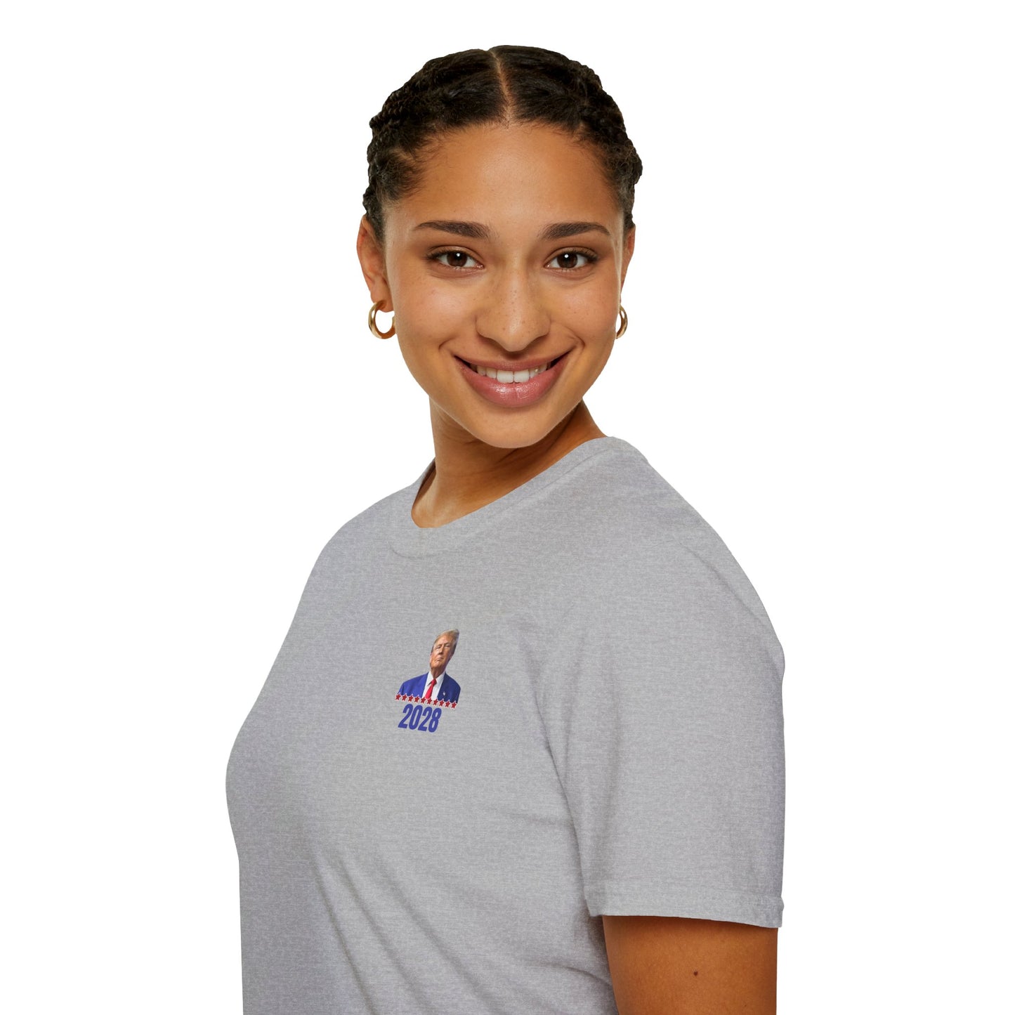 Trump 2028 Unisex Softstyle T-Shirt - Trump for President