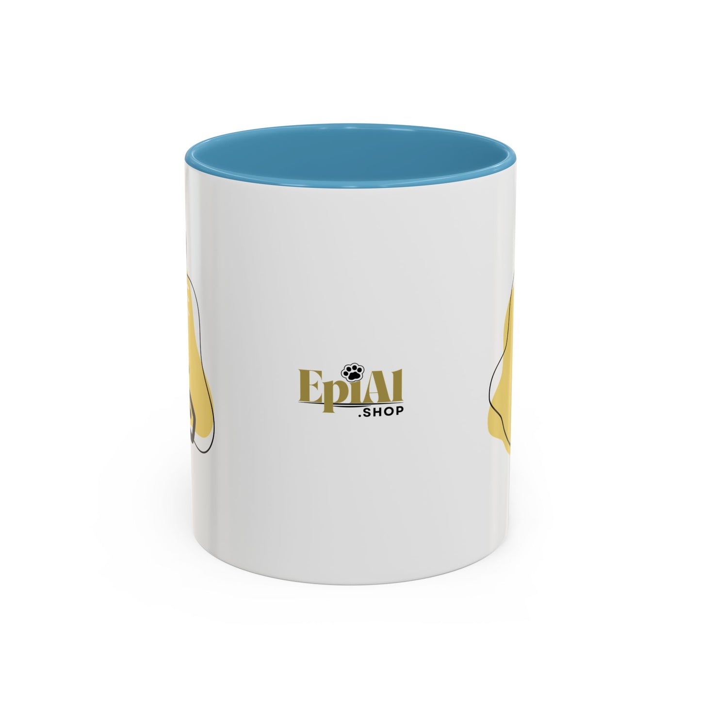 Playful Cat Accent Coffee Mug - 11oz & 15oz