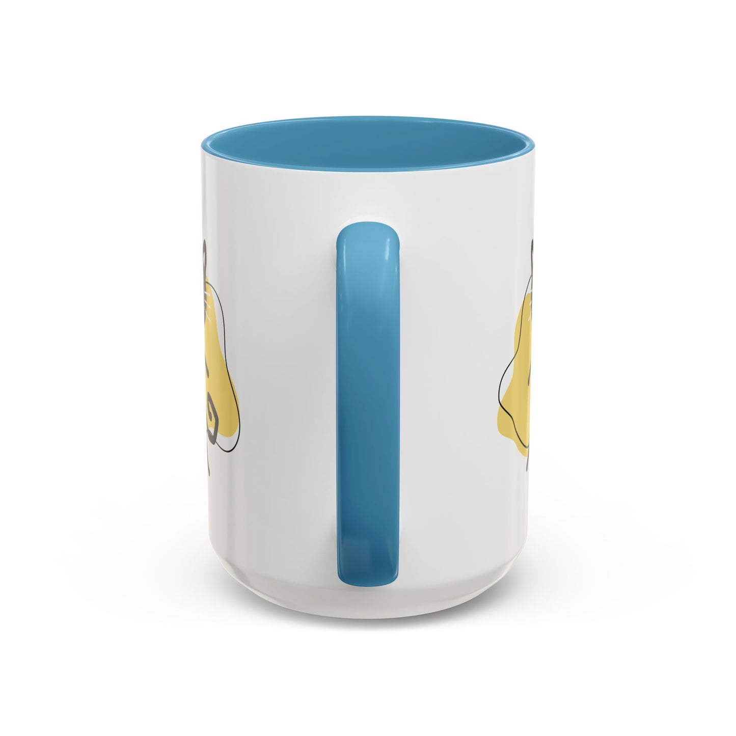Playful Cat Accent Coffee Mug - 11oz & 15oz
