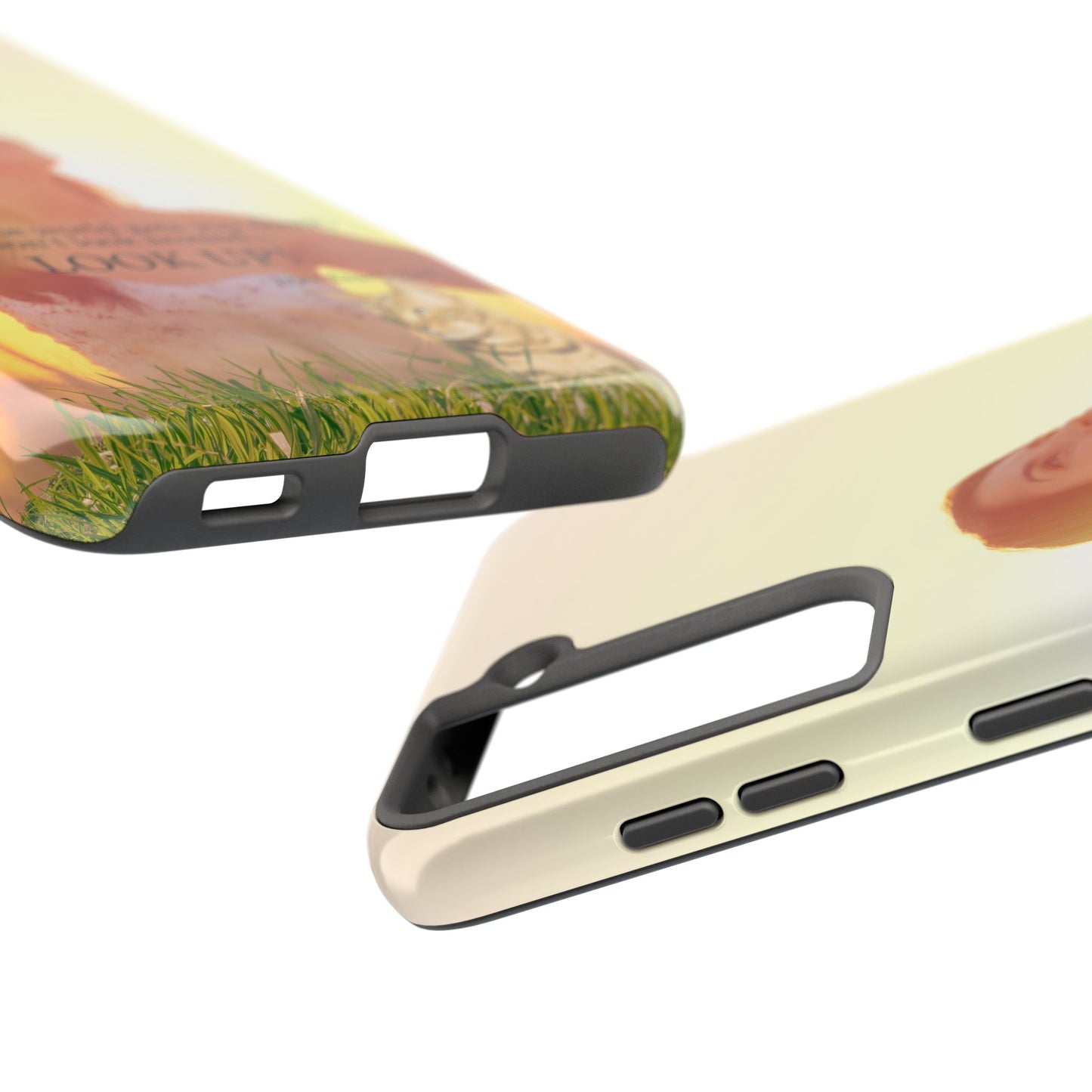 Don't Look Around - Look Up Tough Phone Cases