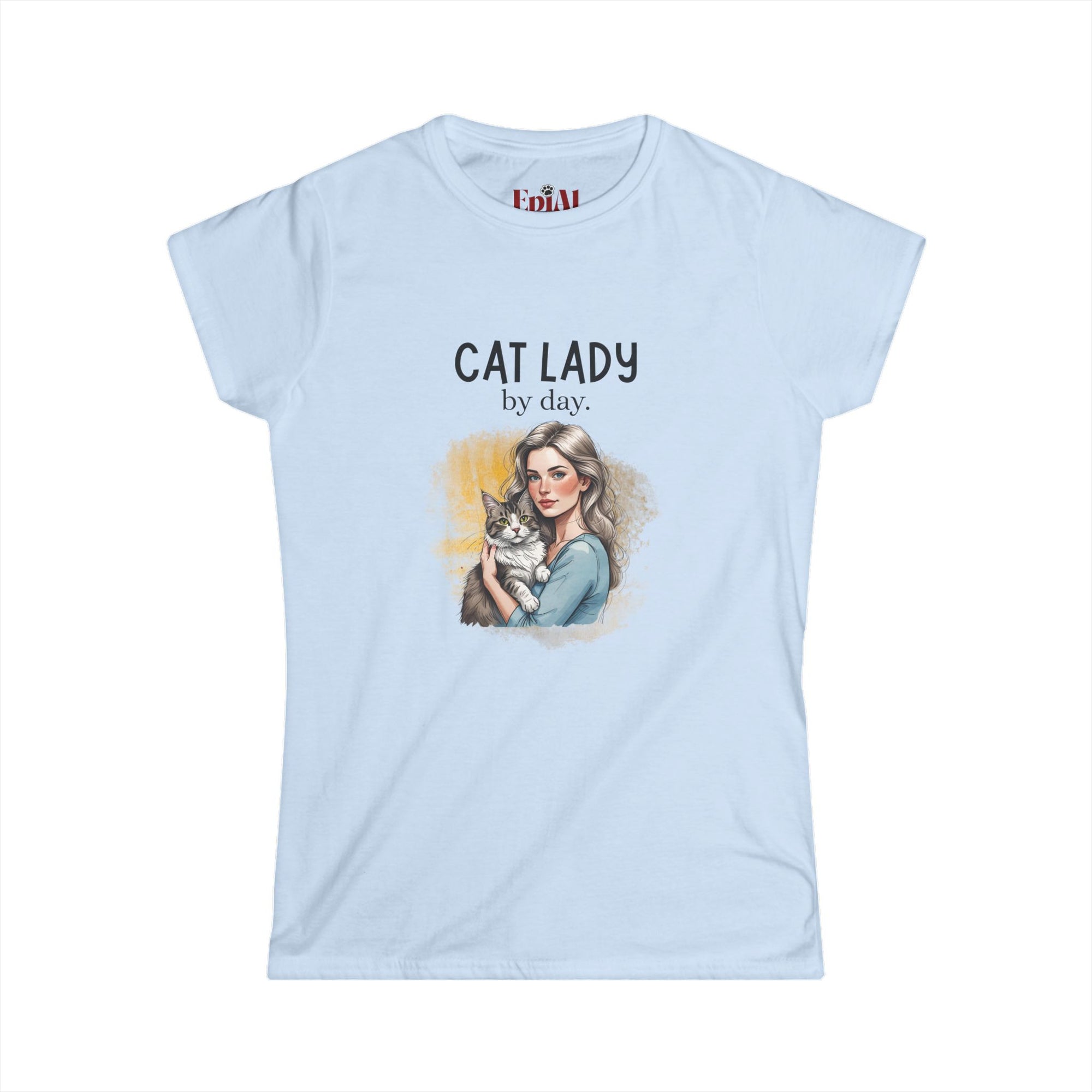 Cat Lady by Day, Hooker by Night Softstyle Tee