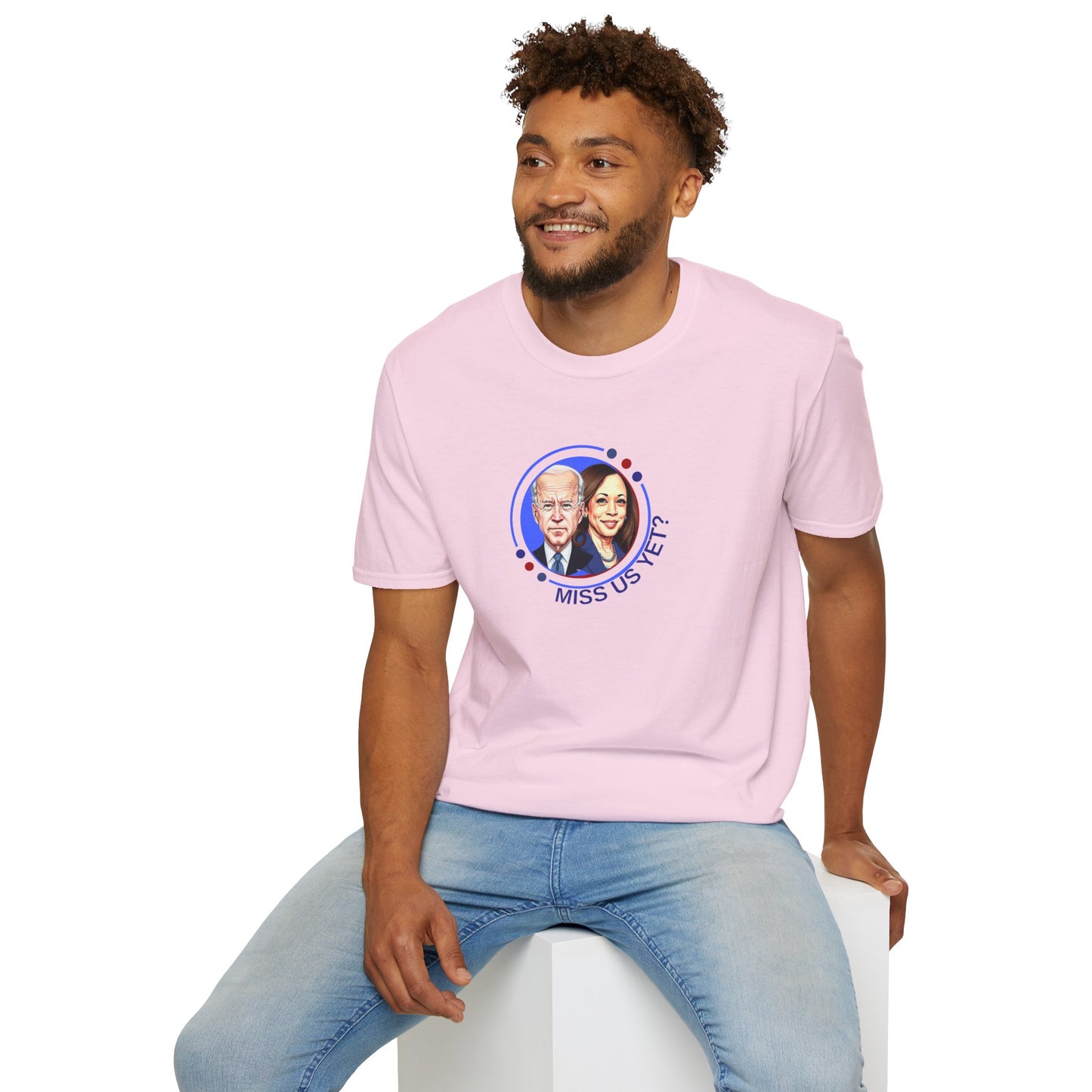 Political Graphic T-Shirt - "Miss Us Yet?" Unisex Softstyle Tee