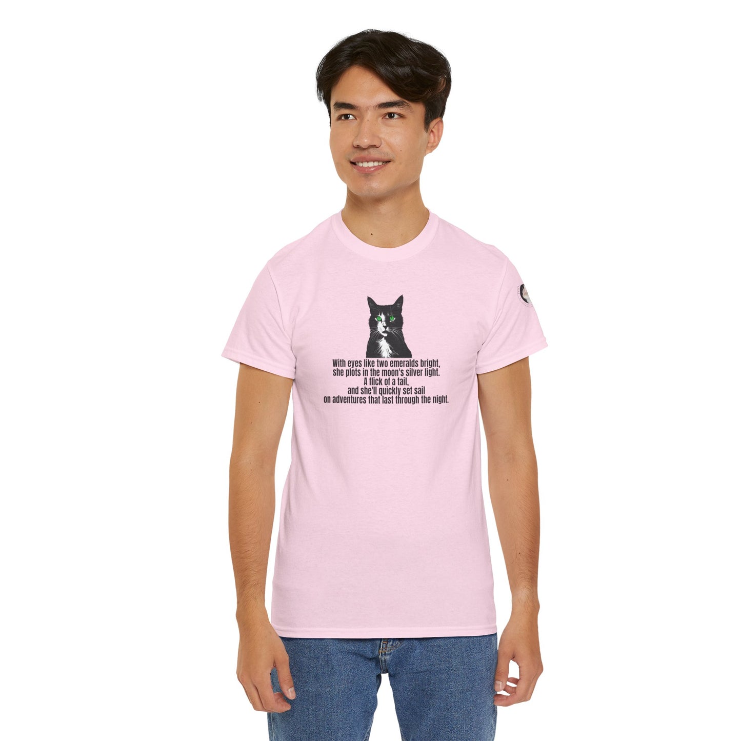 Emerald Eyed Mischief Unisex Heavy Cotton Tee