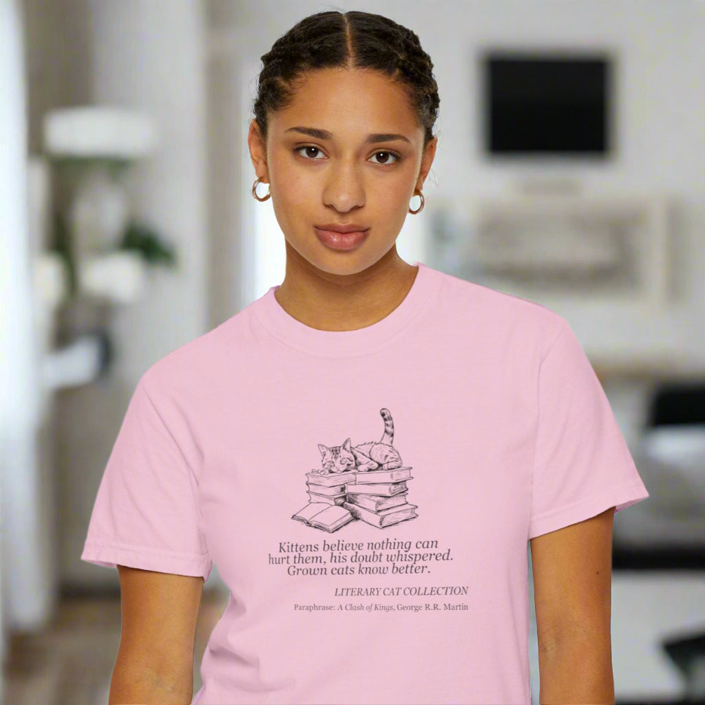 Literary Cat Unisex T-Shirt - A Clash of Kings