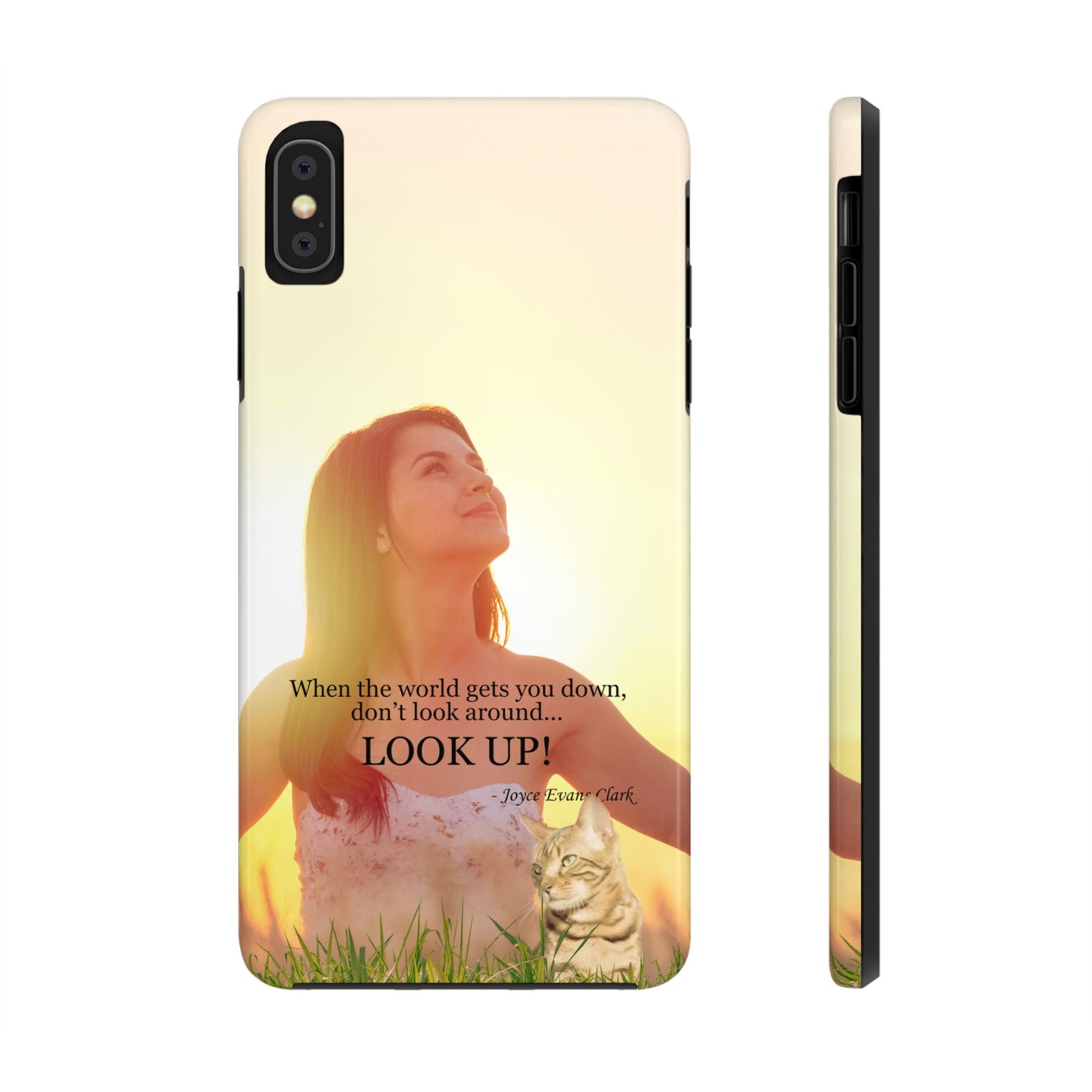 Don't Look Around - Look Up Tough Phone Cases