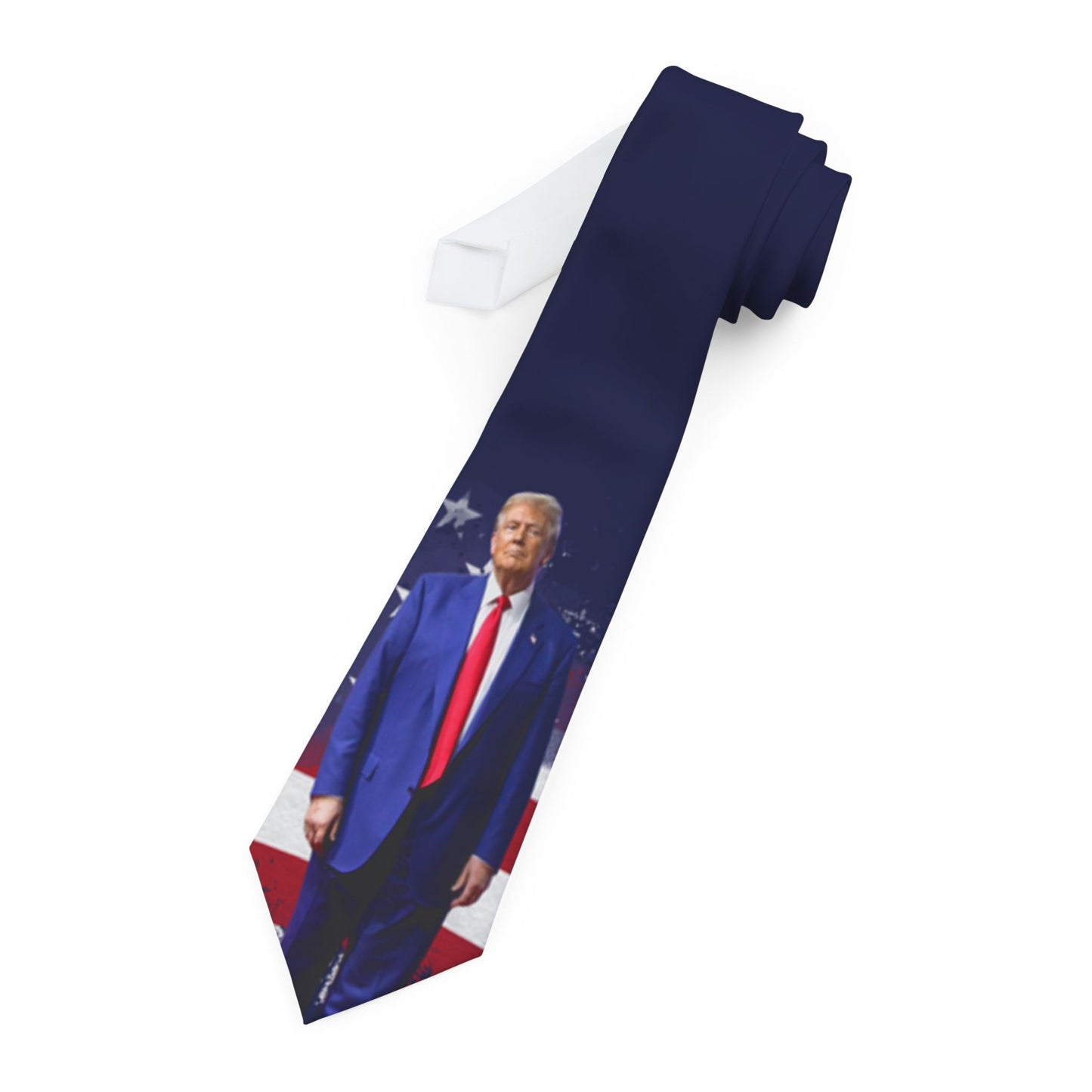 Patriotic Necktie with Presidential Design - Perfect for Celebrations and Formal Events