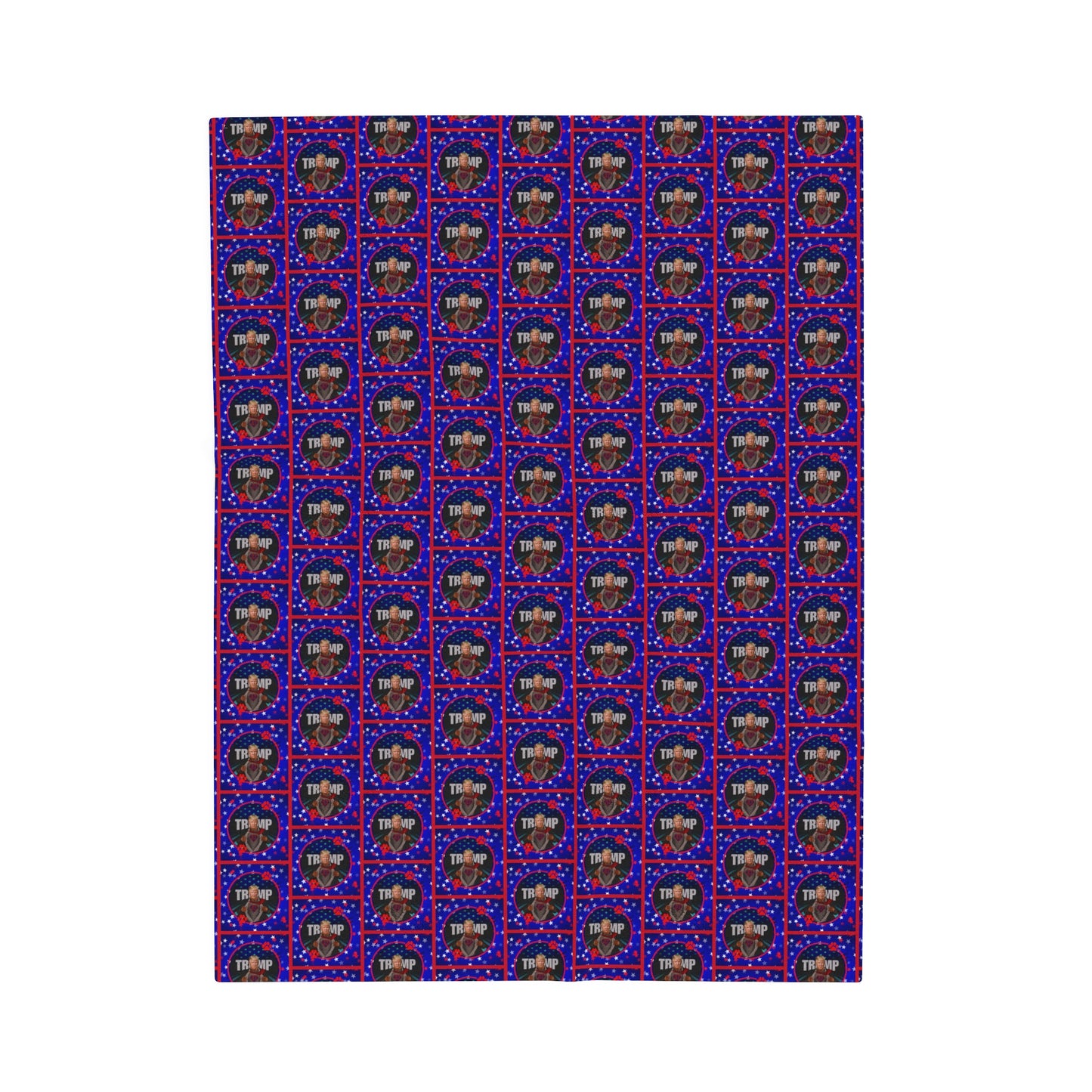 Stars & Trump 47 Velveteen Plush Blanket