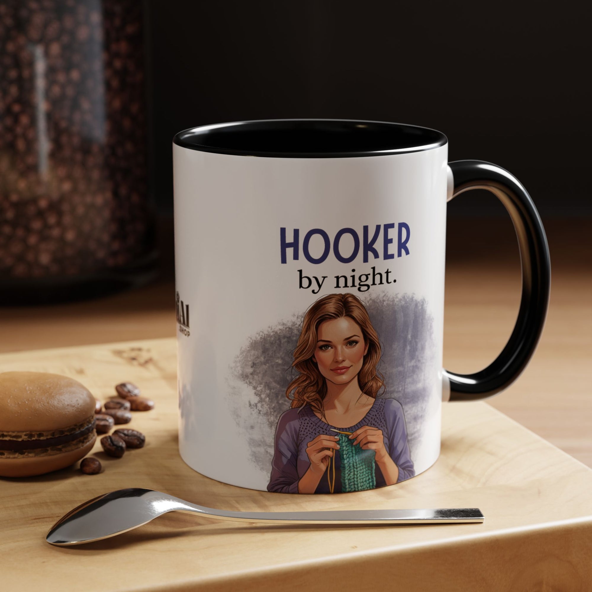 Cat Lady Hooker Funny Coffee Mug