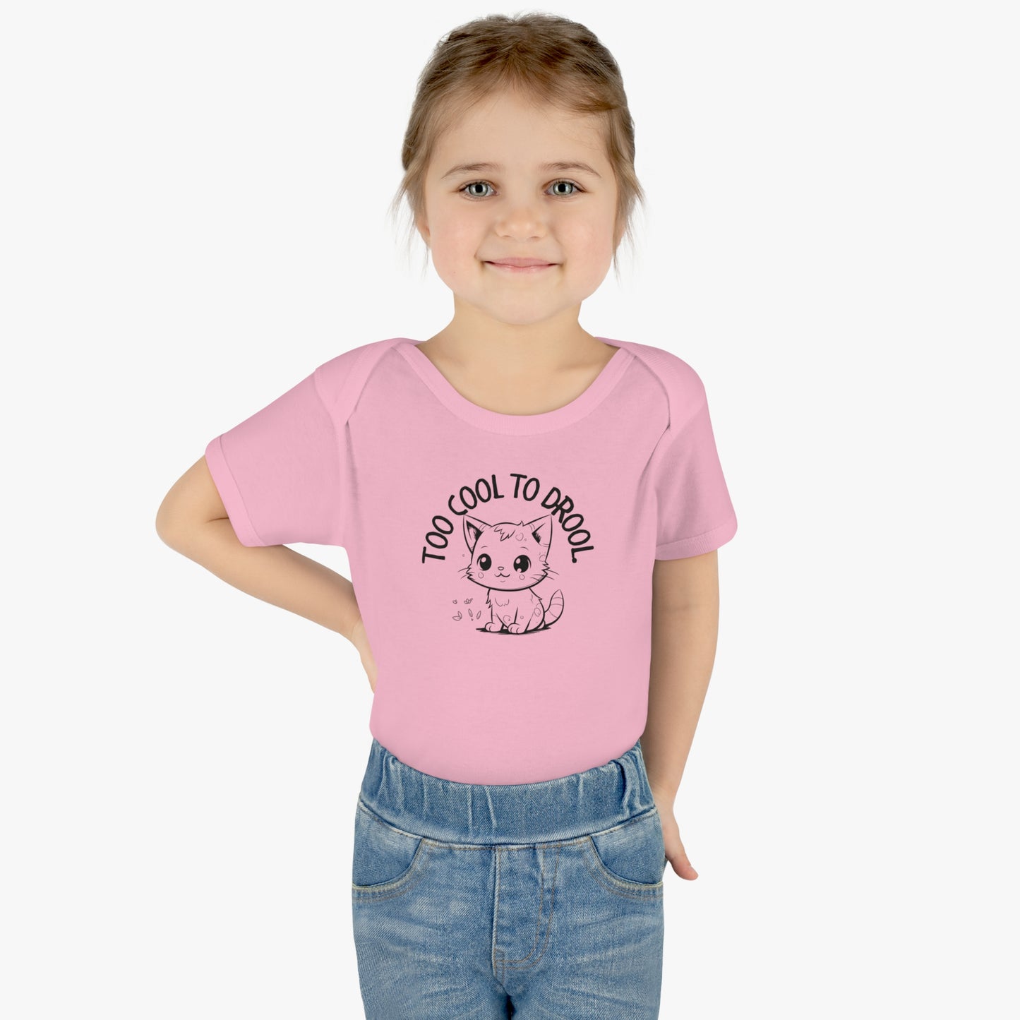 Too Cool To Drool Infant Baby Rib Bodysuit - Kids clothes - Epileptic Al’s Shop