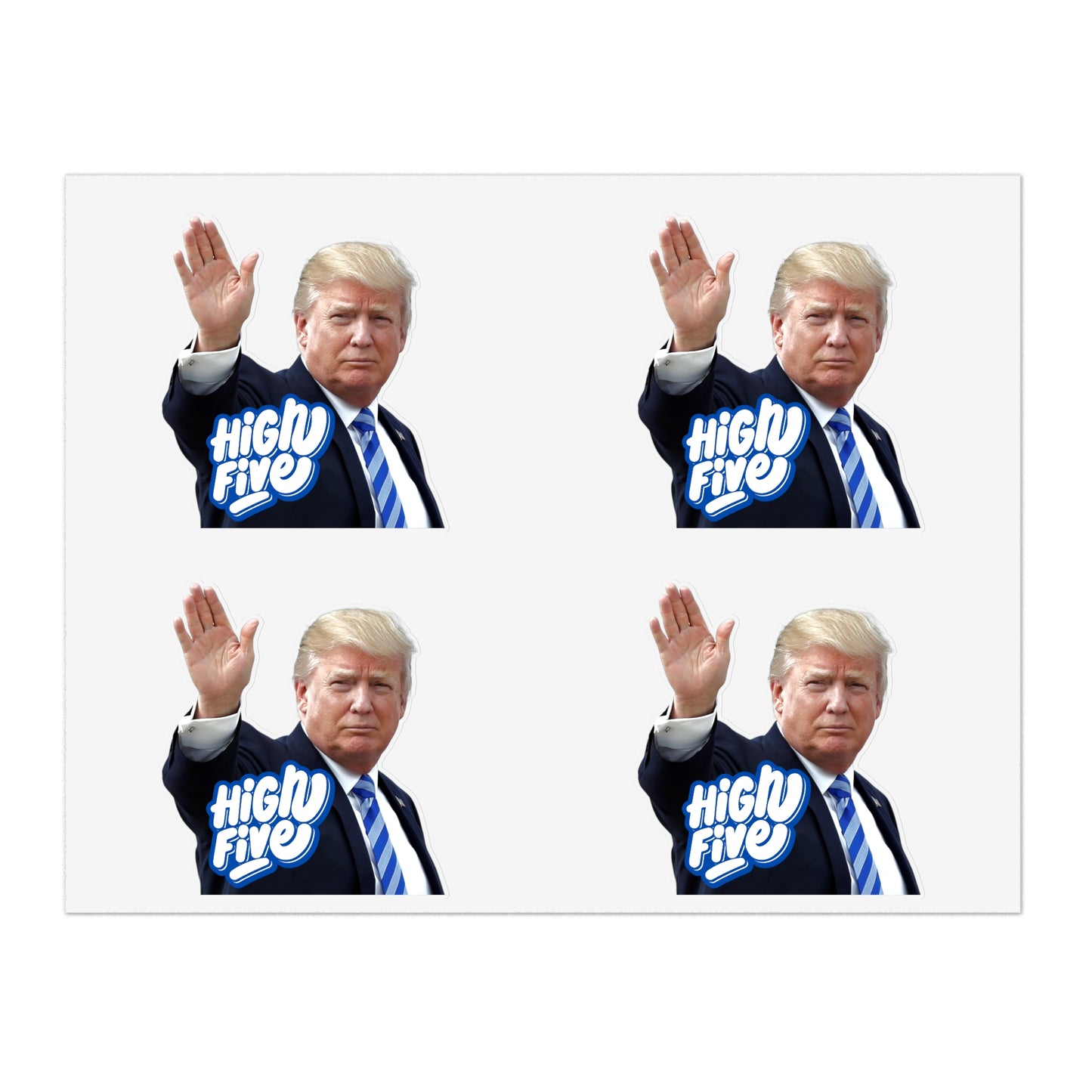 High Five Sticker Sheets - Fun Political Stickers