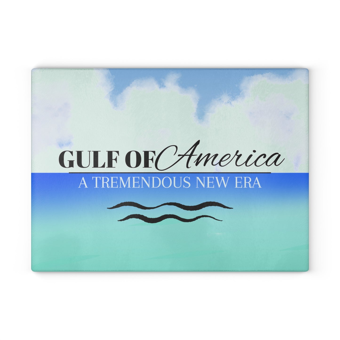 Gulf of America Tremendous New Age Glass Cutting Board