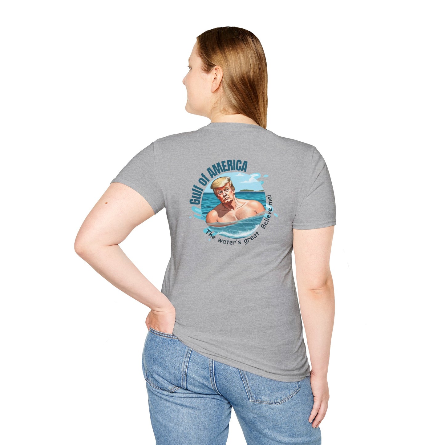 Unisex Softstyle T-Shirt - Gulf of America Design