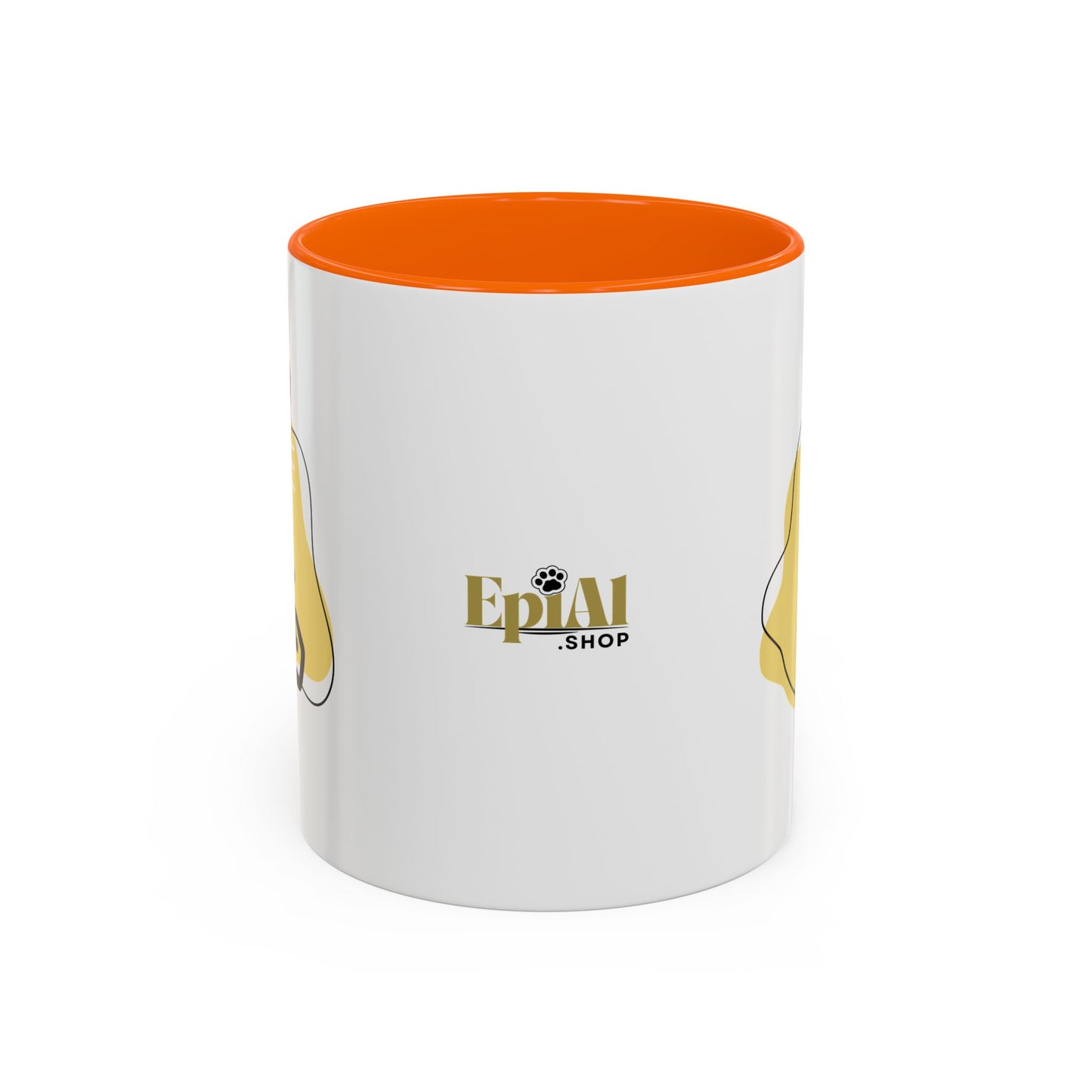 Playful Cat Accent Coffee Mug - 11oz & 15oz