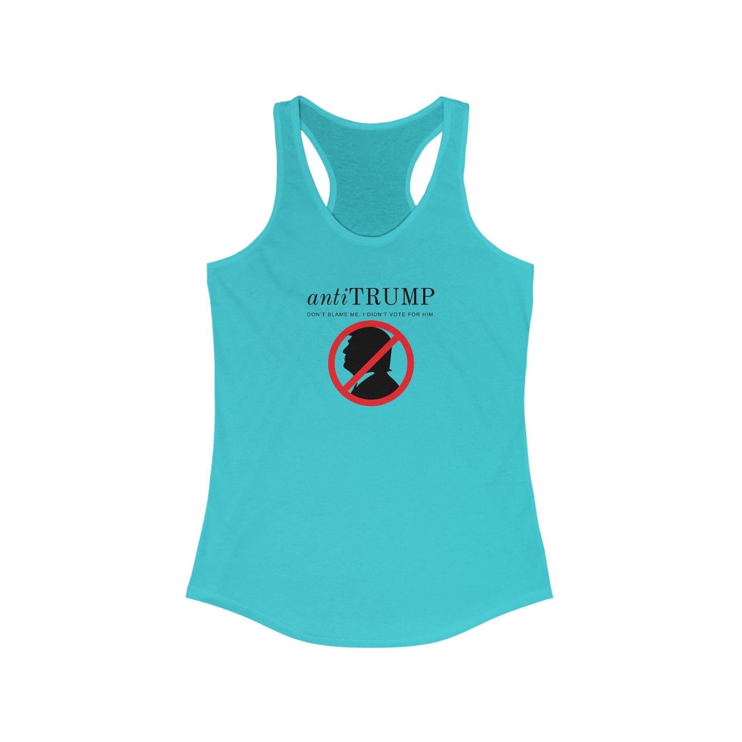 Anti-Trump Women's Racerback Tank - Political Statement Top Printify