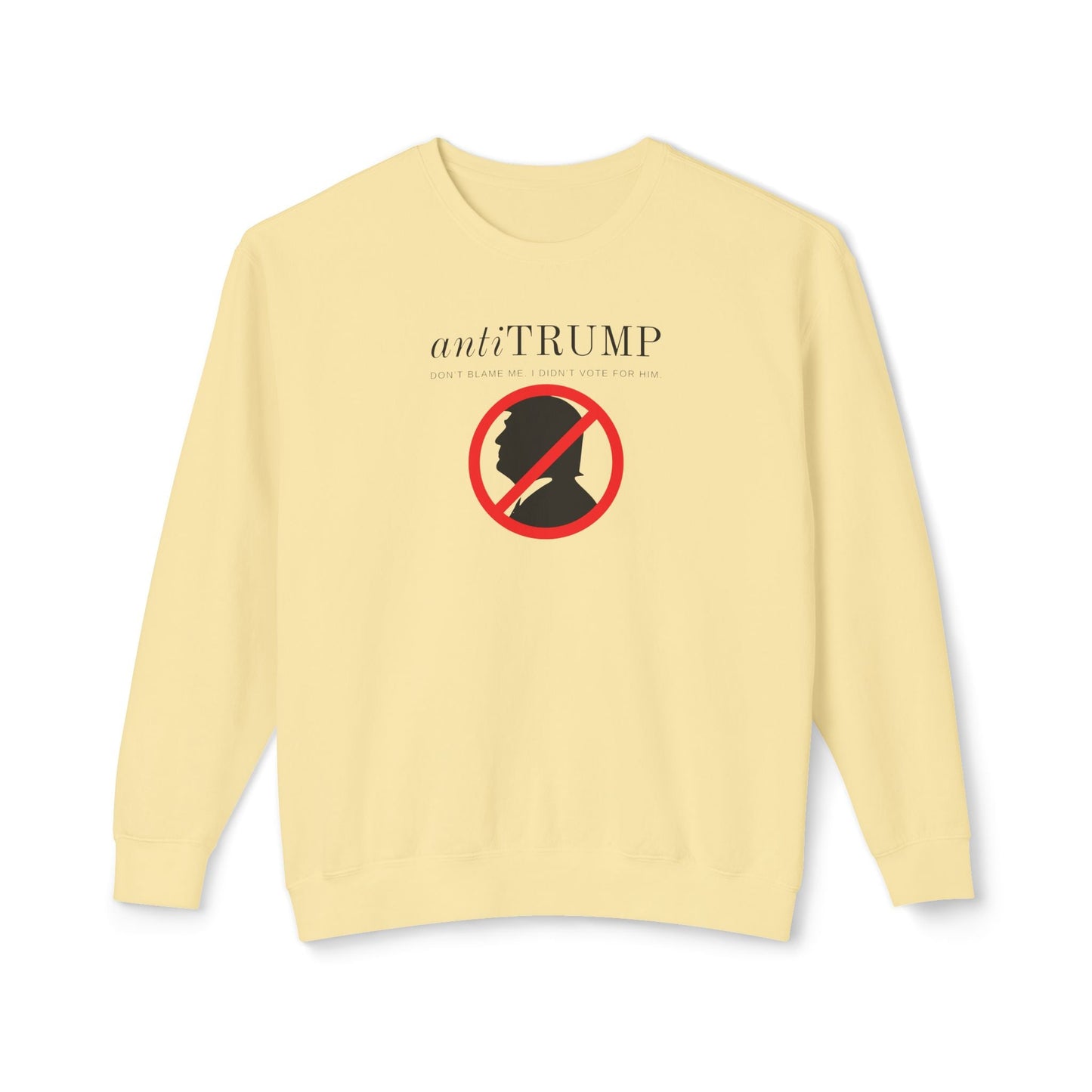Unisex Lightweight Anti-Trump Crewneck Sweatshirt - Political Activism Wear Printify
