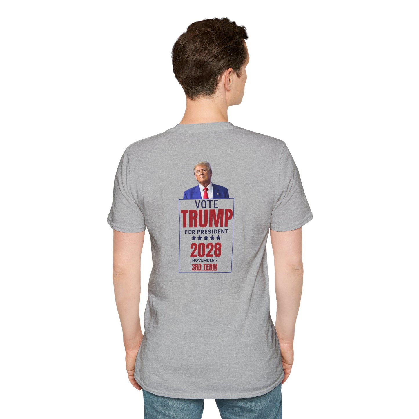 Trump 2028 Unisex Softstyle T-Shirt - Trump for President