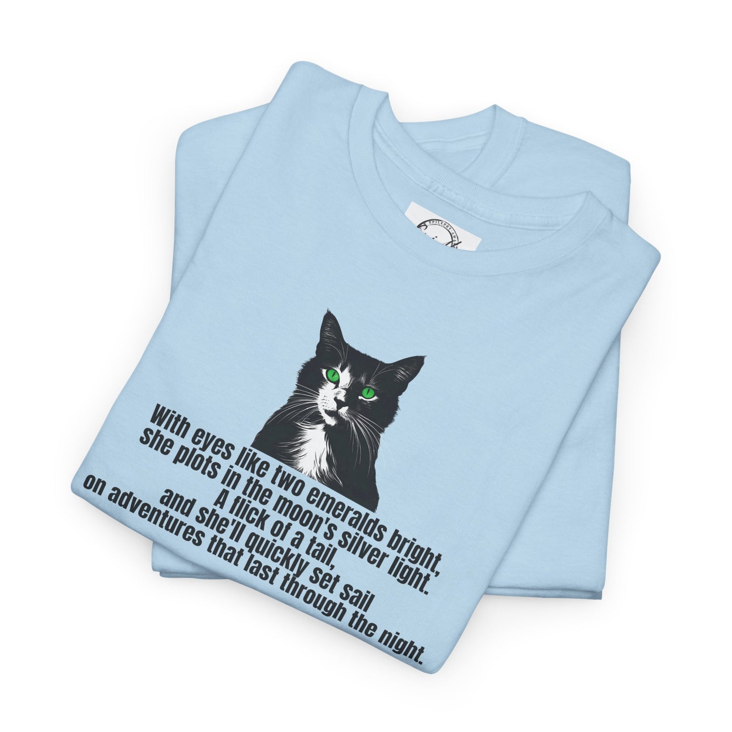 Emerald Eyed Mischief Unisex Heavy Cotton Tee