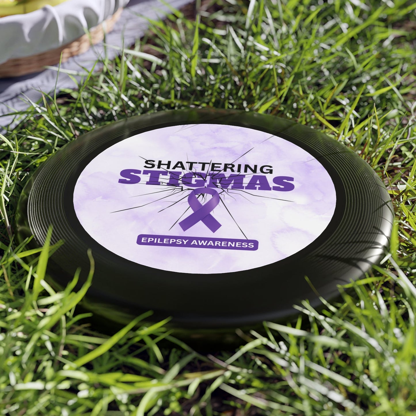 Epilepsy Awareness Frisbee - Shattering Stigmas Design