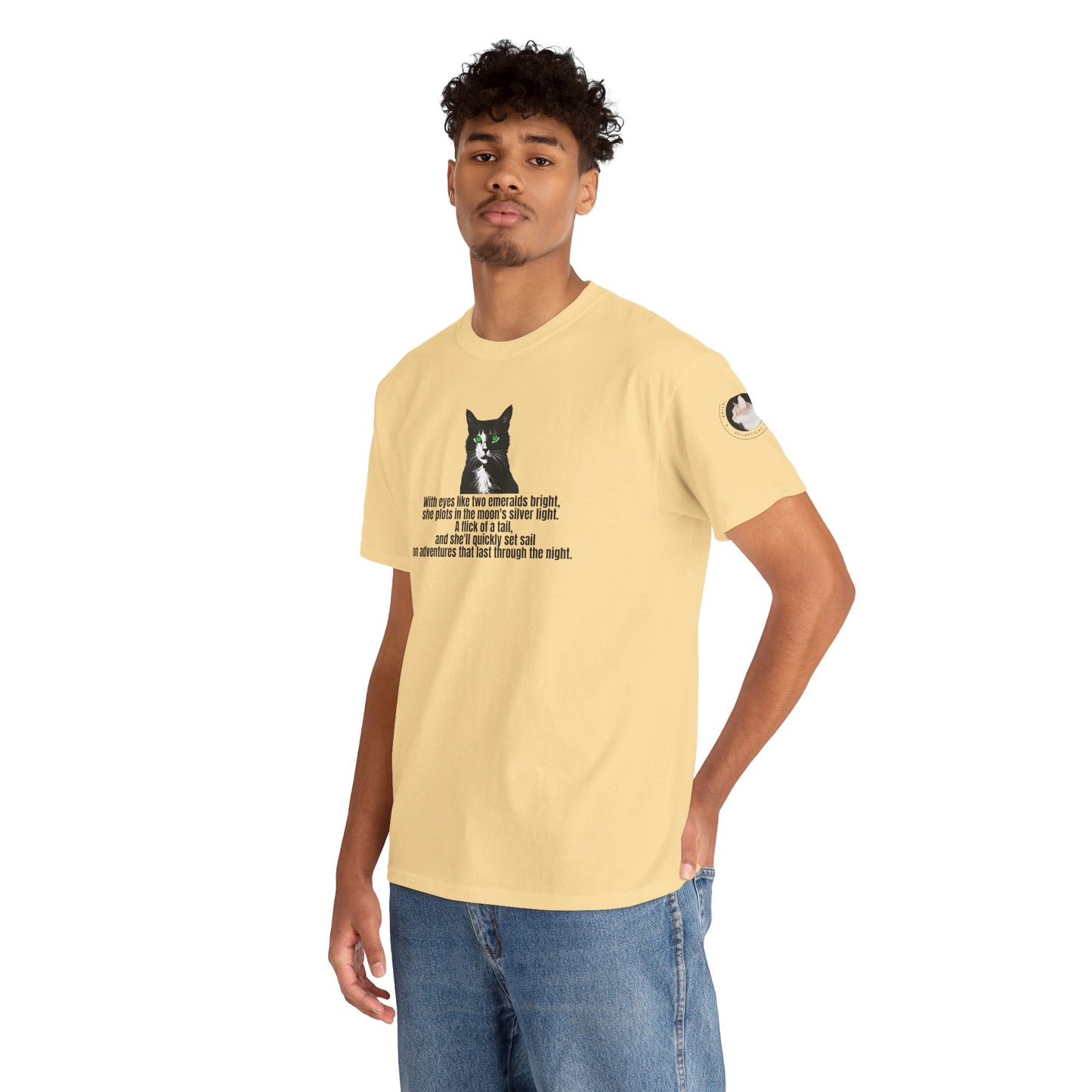 Emerald Eyed Mischief Unisex Heavy Cotton Tee