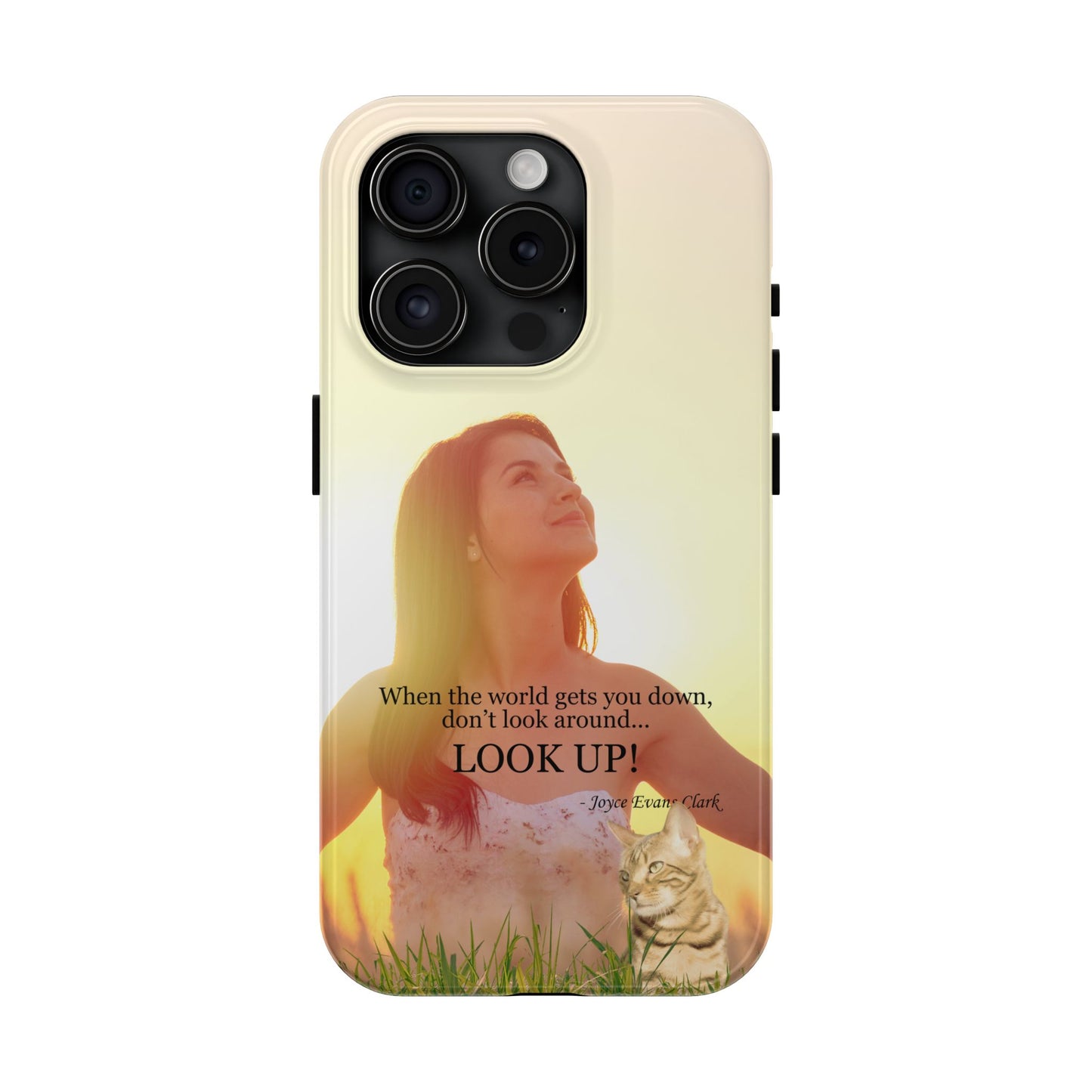 Don't Look Around - Look Up Tough Phone Cases
