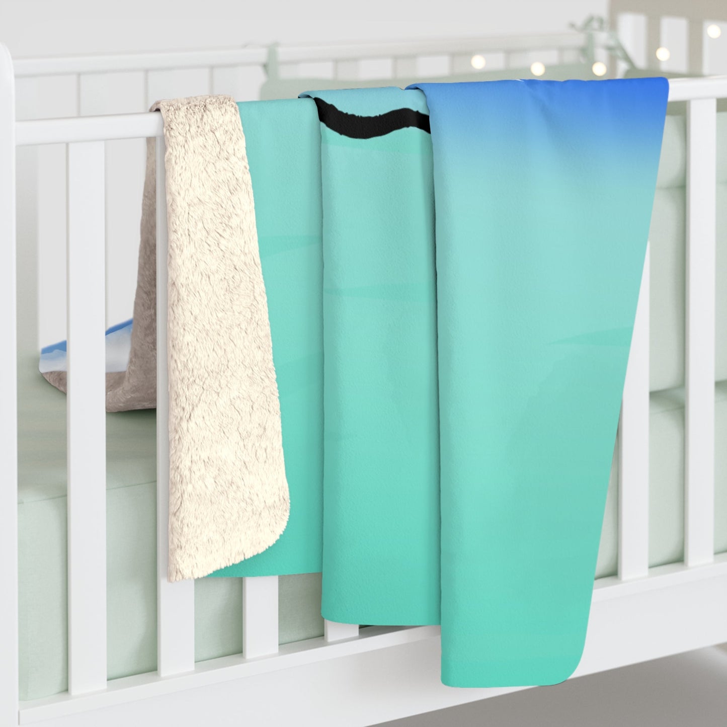 Gulf of America Cozy Sherpa Fleece Blanket Printify