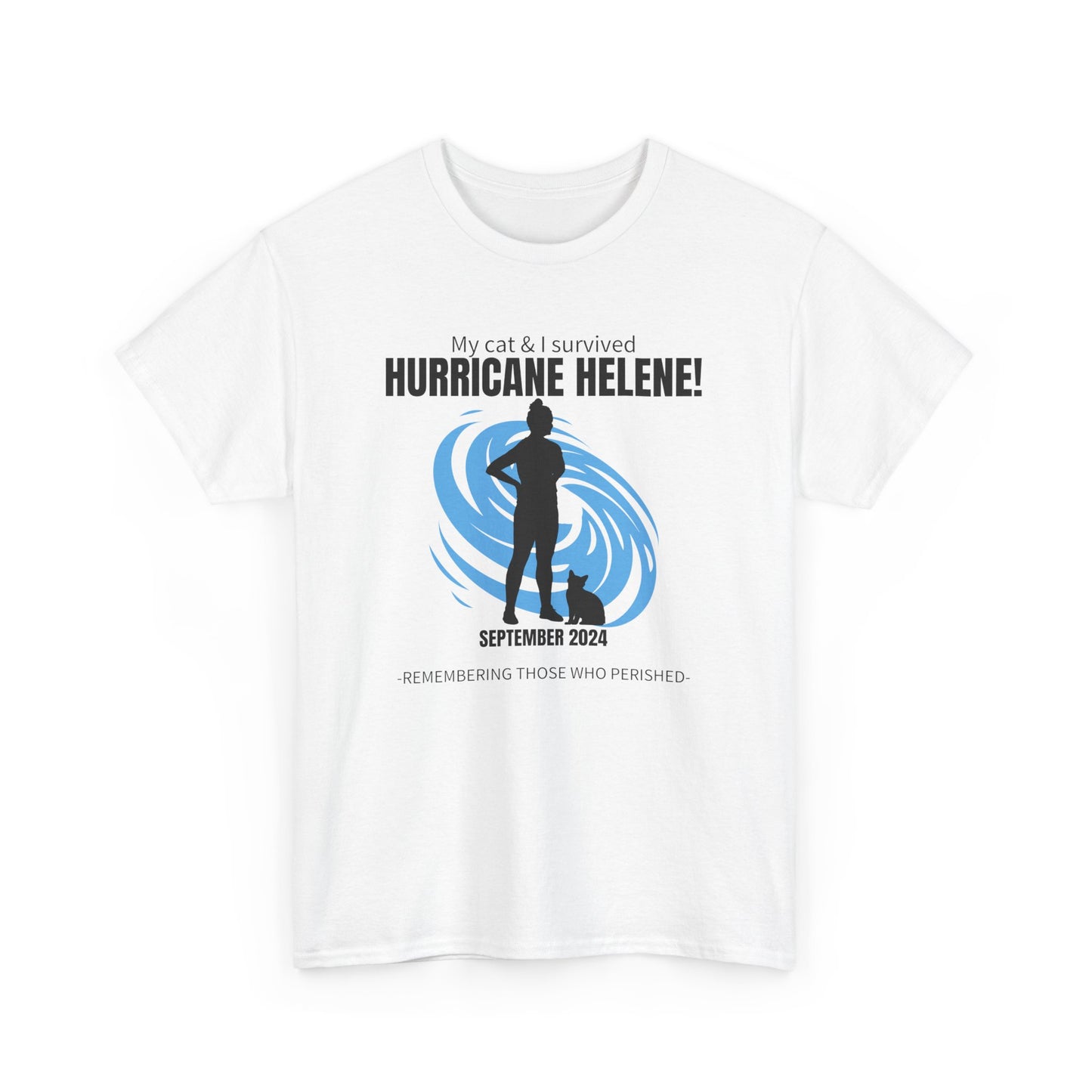 Hurricane Helene Survivor Unisex Heavy Cotton Tee