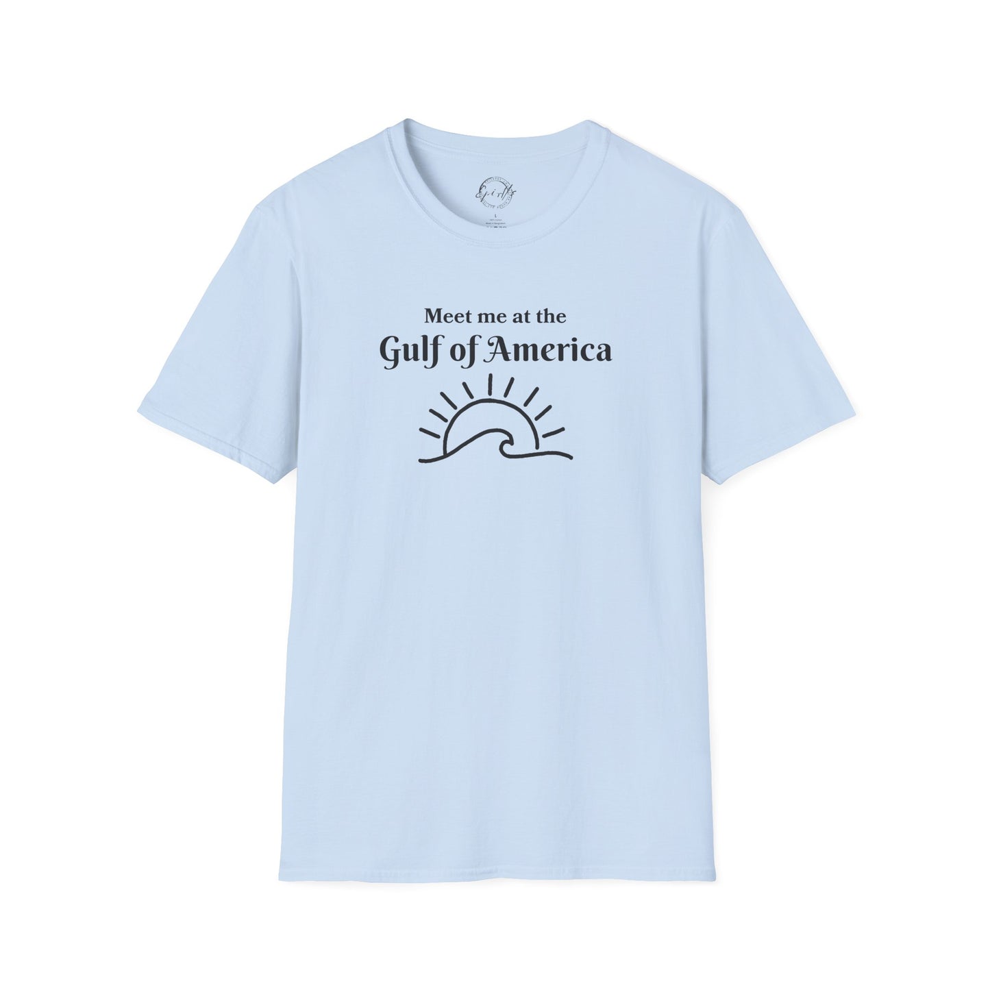 Meet Me at the Gulf of America Graphic T-Shirt - Perfect for Beach Lovers