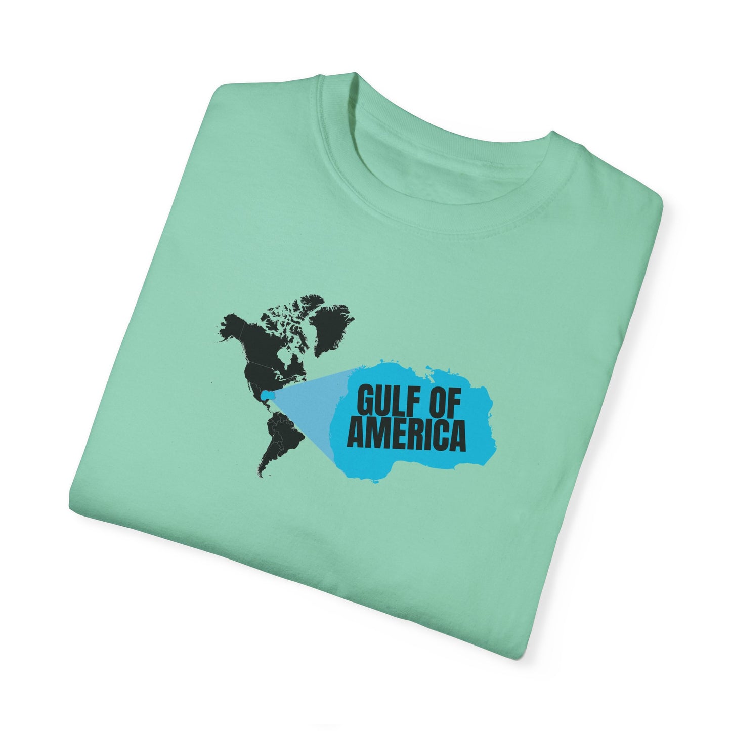 Gulf of America Map Unisex Garment-Dyed T-Shirt