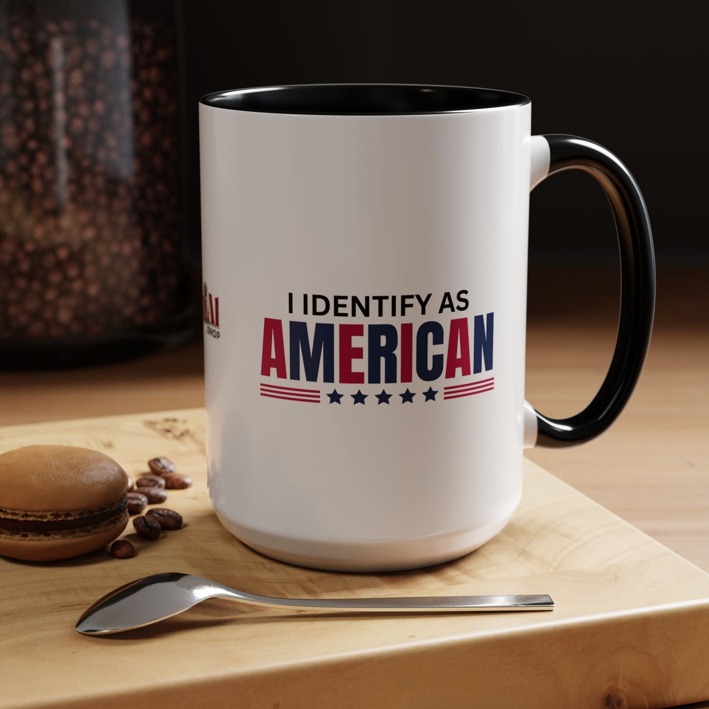I Identify as American Accent Coffee Mug - 11 oz & 15 oz Printify