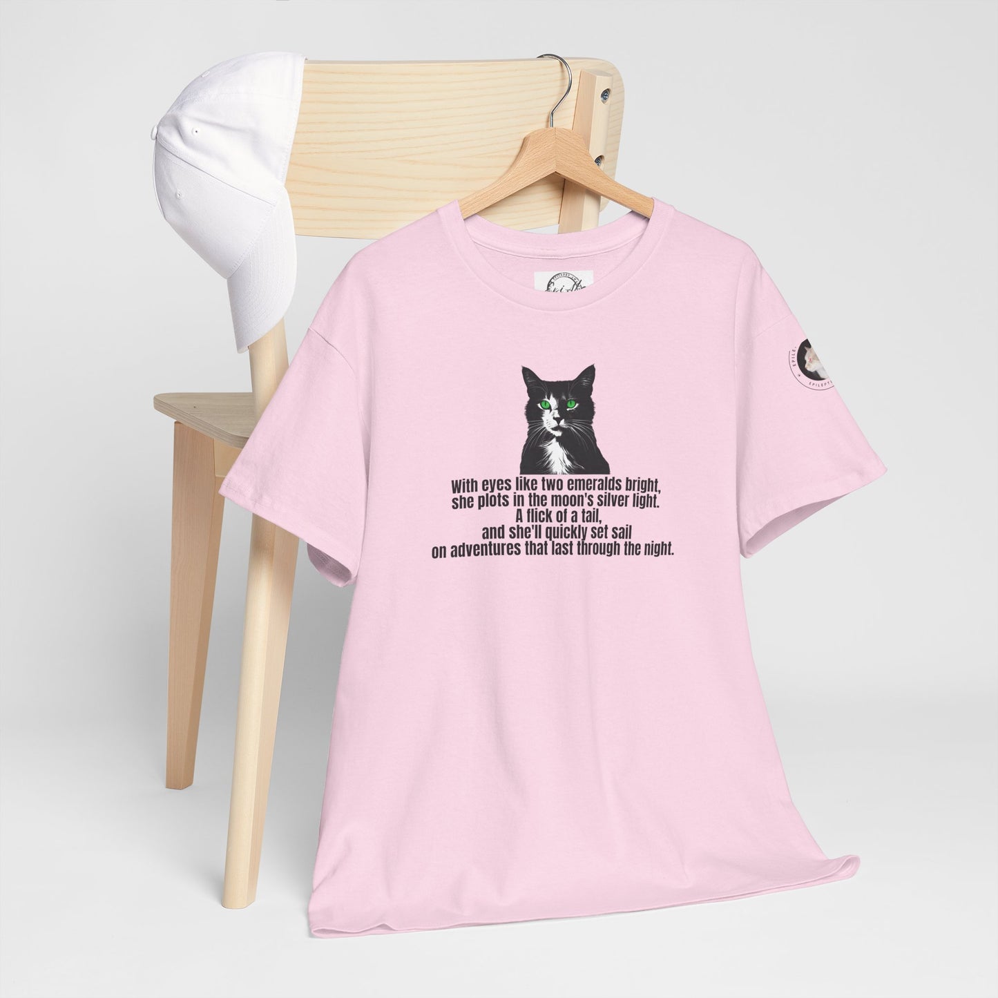Emerald Eyed Mischief Unisex Heavy Cotton Tee