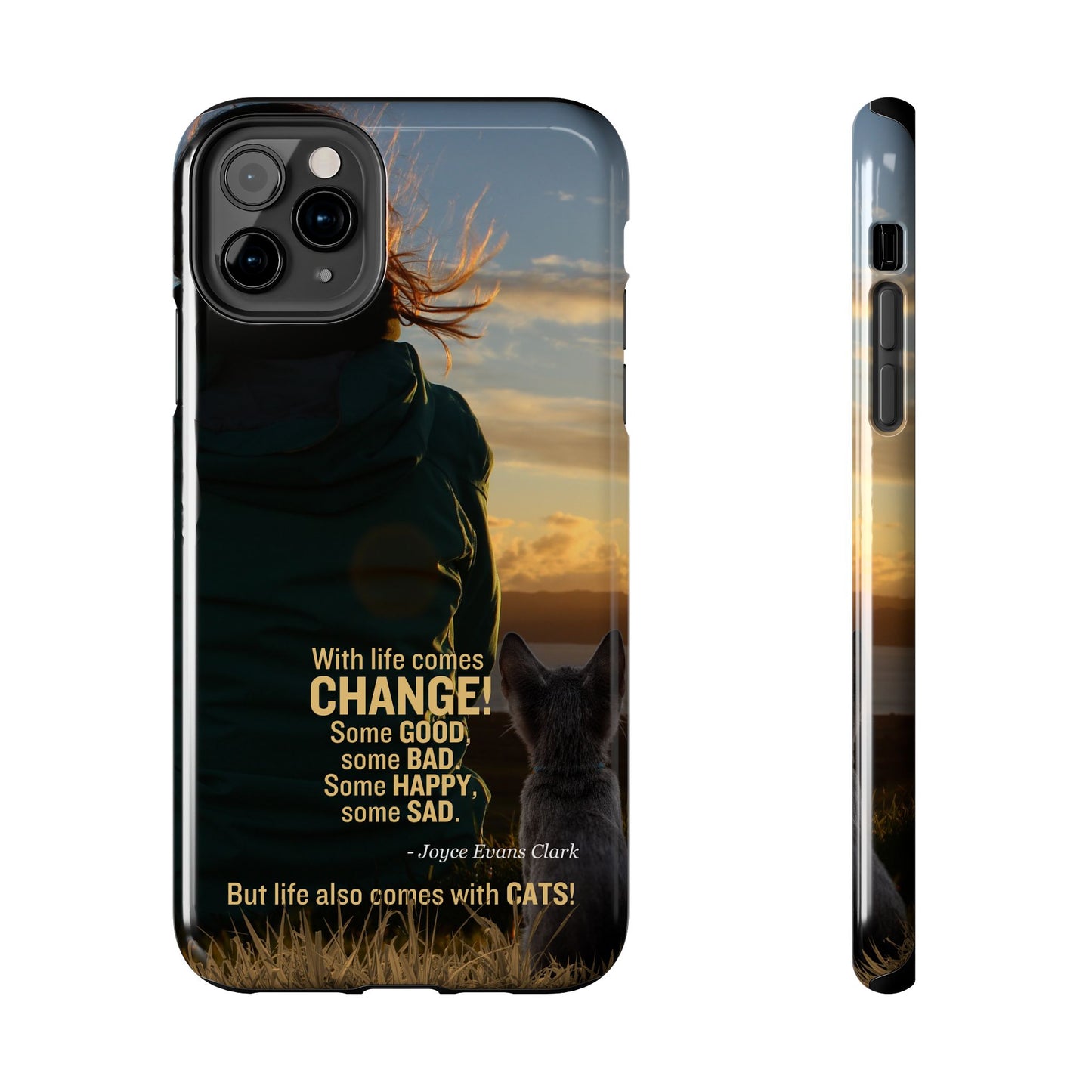 Life Comes with Cats Tough Phone Cases