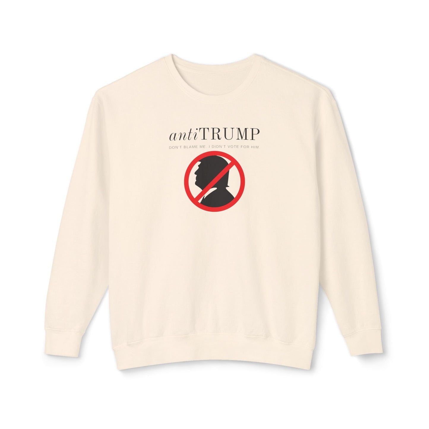 Unisex Lightweight Anti-Trump Crewneck Sweatshirt - Political Activism Wear Printify