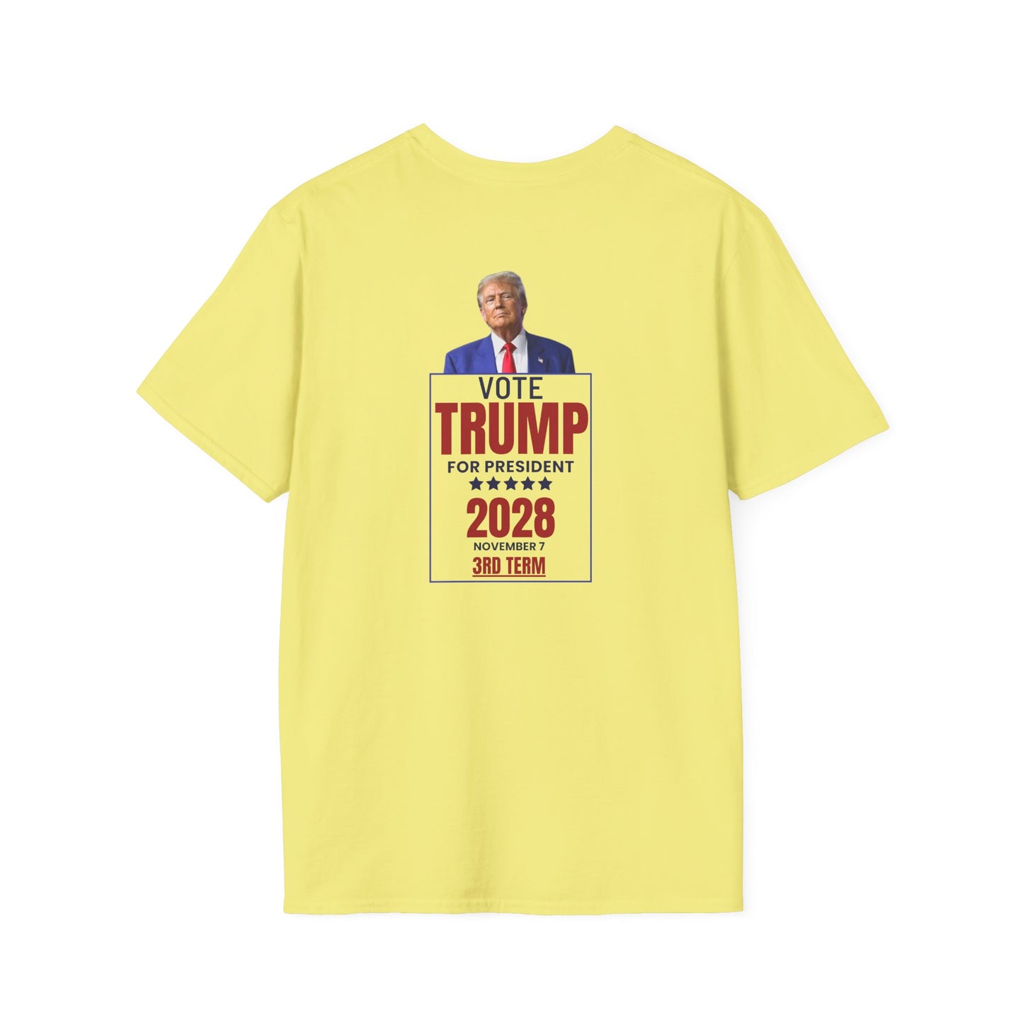 Trump 2028 Unisex Softstyle T-Shirt - Trump for President