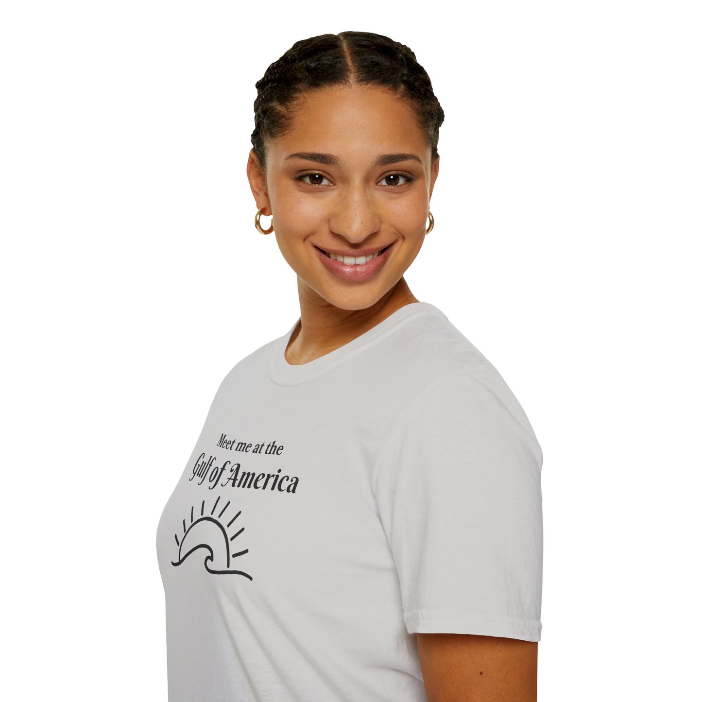 Meet Me at the Gulf of America Graphic T-Shirt - Perfect for Beach Lovers