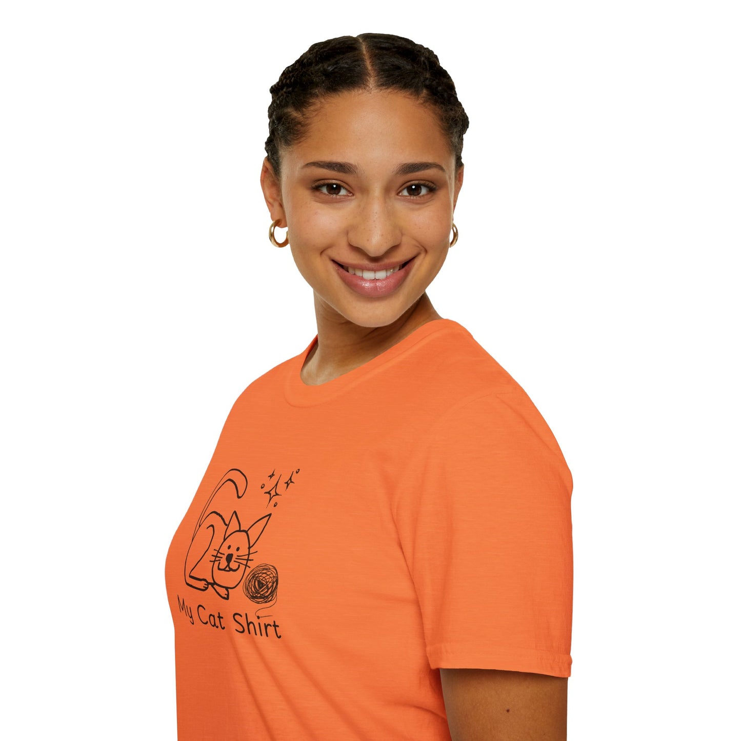 Cute Cat Lover T-Shirt - My Cat Shirt Design
