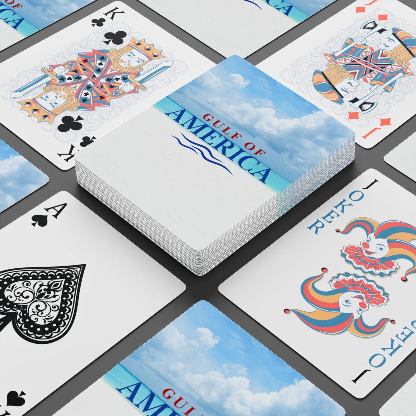 Gulf of America Elegant Poker Playing Cards Set