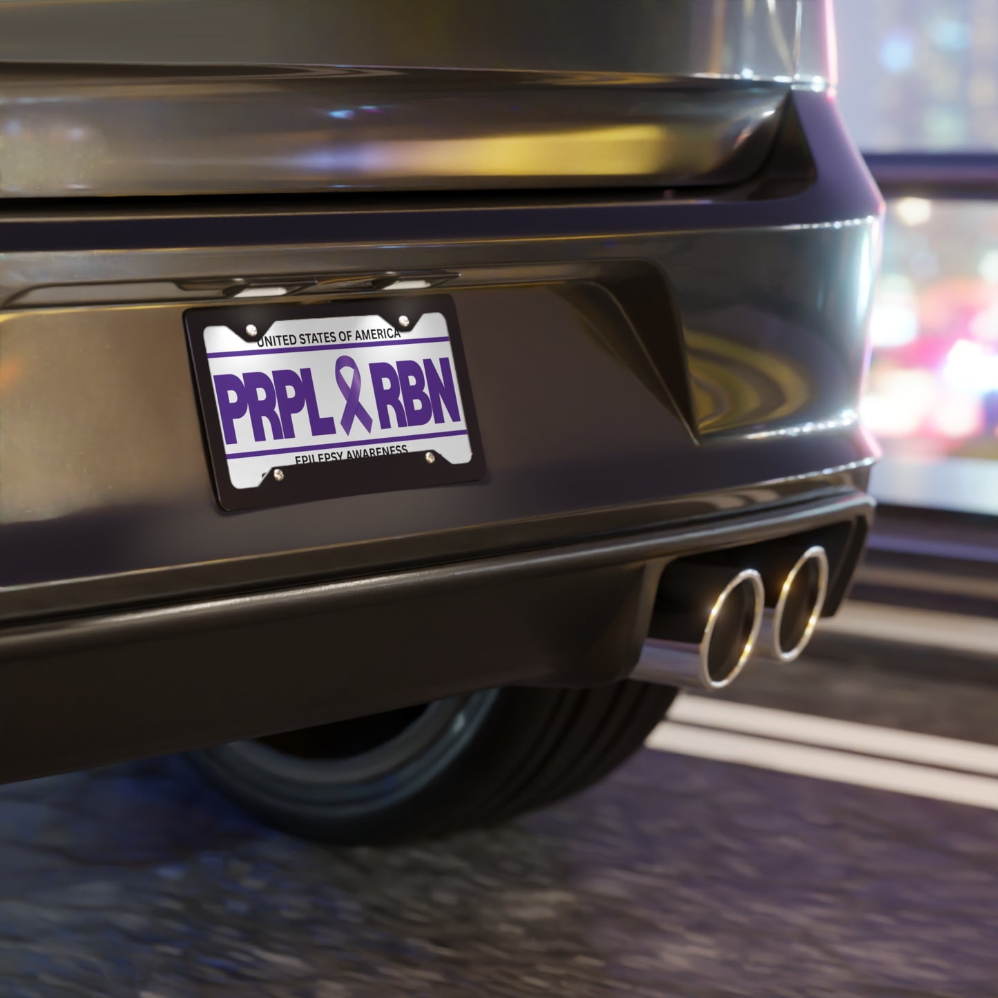 Epilepsy Awareness Vanity Plate