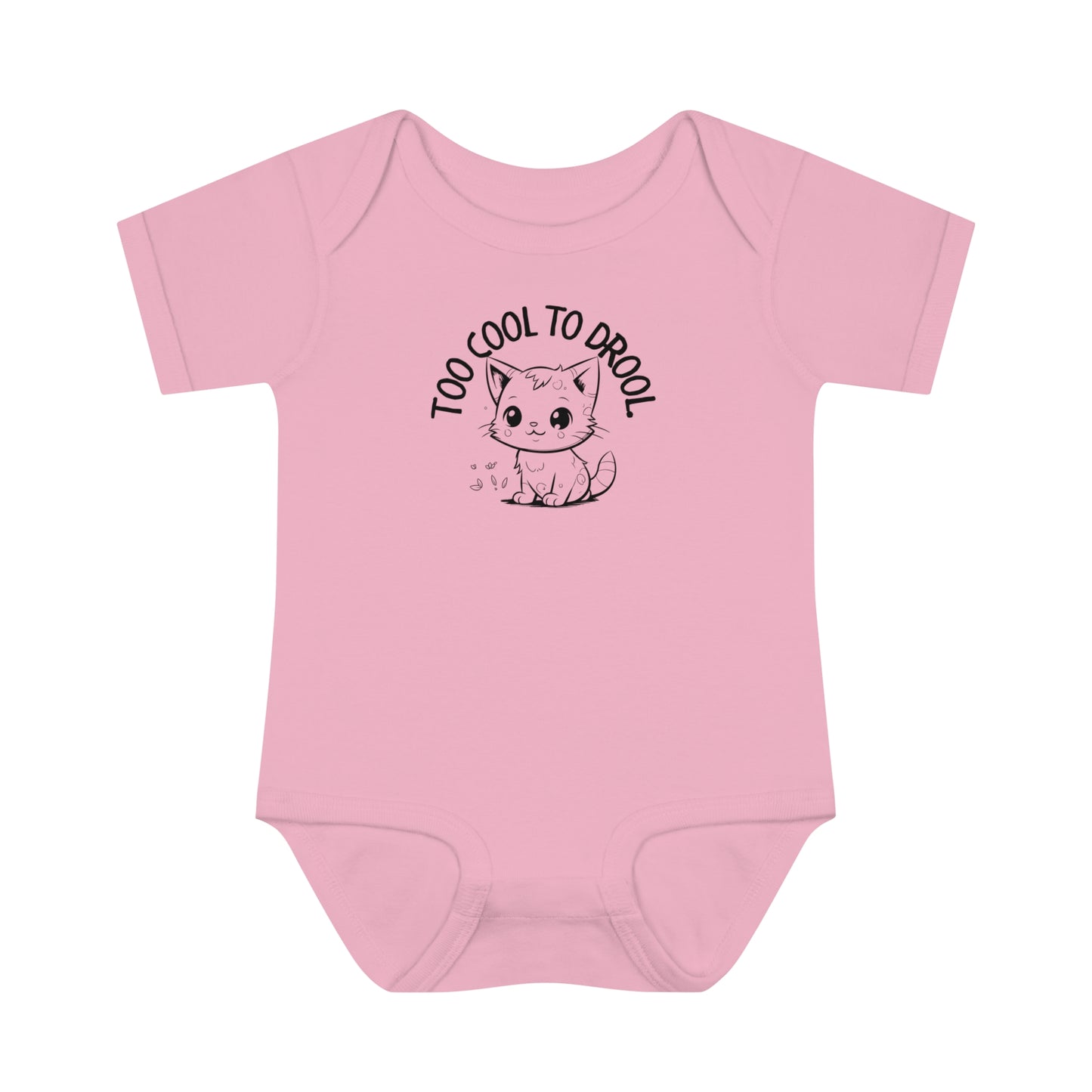 Too Cool To Drool Infant Baby Rib Bodysuit - Kids clothes - Epileptic Al’s Shop