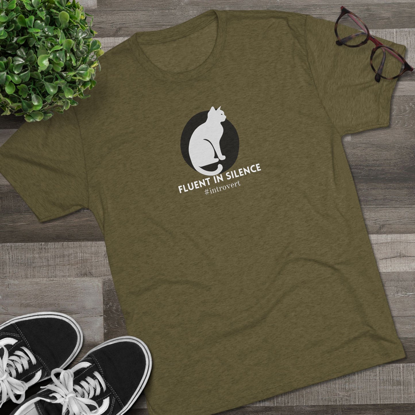 Silence Unisex Tri - Blend Crew Tee - T - Shirt - Epileptic Al’s Shop