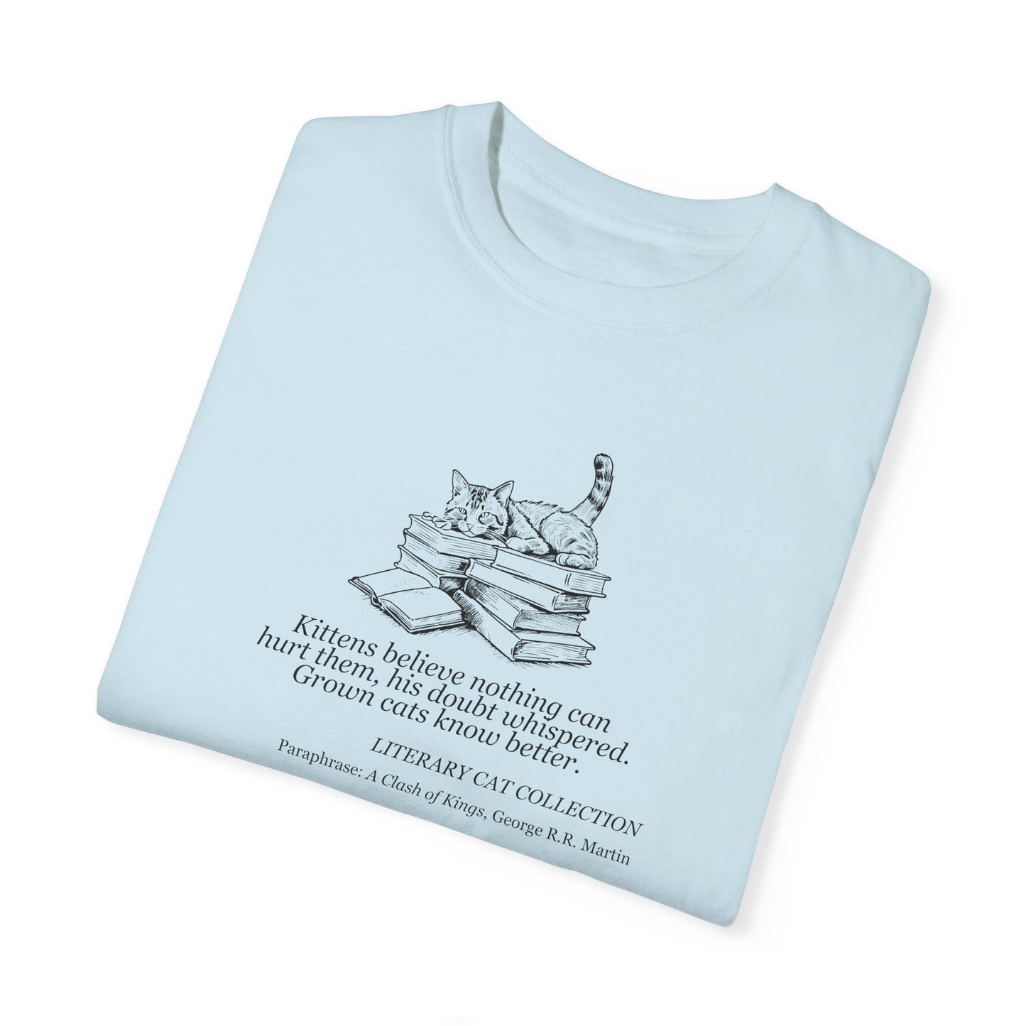 Literary Cat Unisex T-Shirt - A Clash of Kings