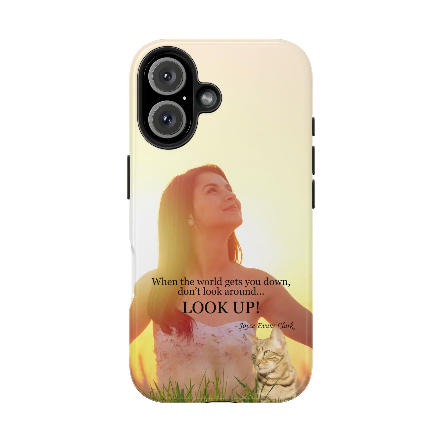 Don't Look Around - Look Up Tough Phone Cases