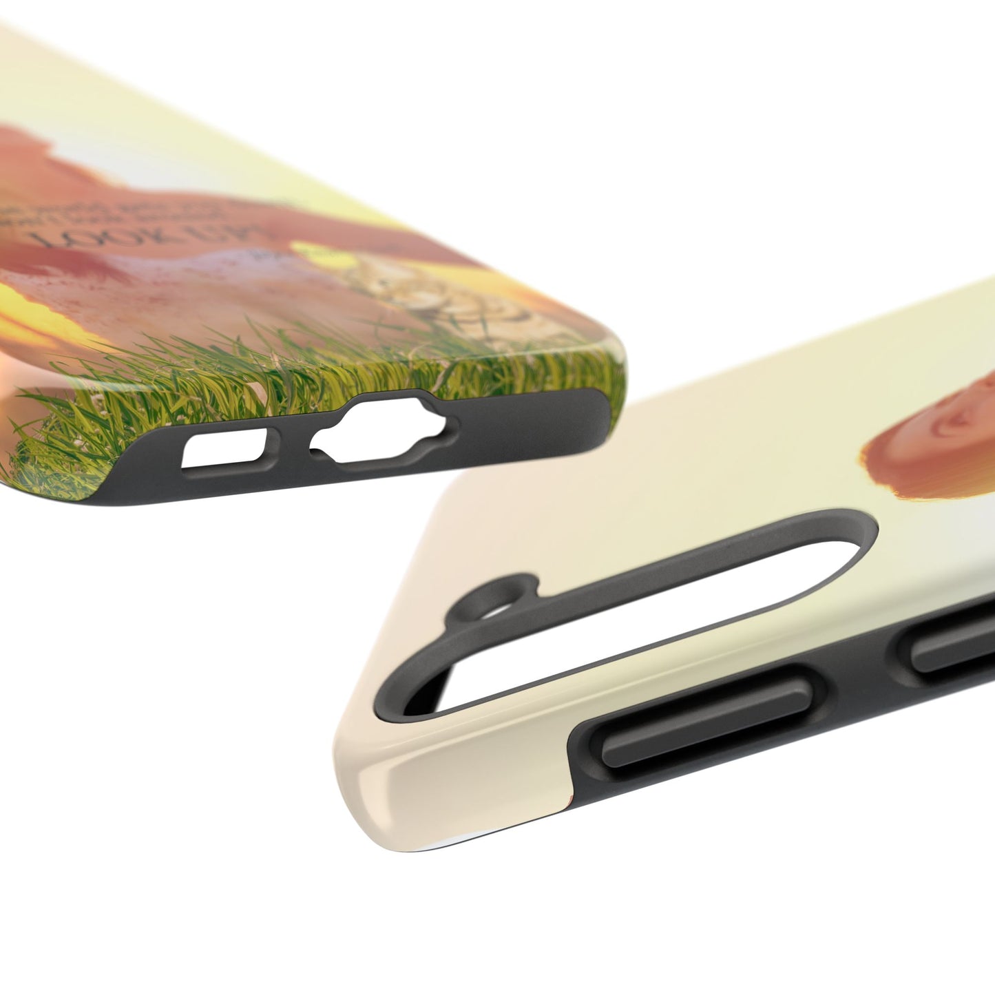 Don't Look Around - Look Up Tough Phone Cases