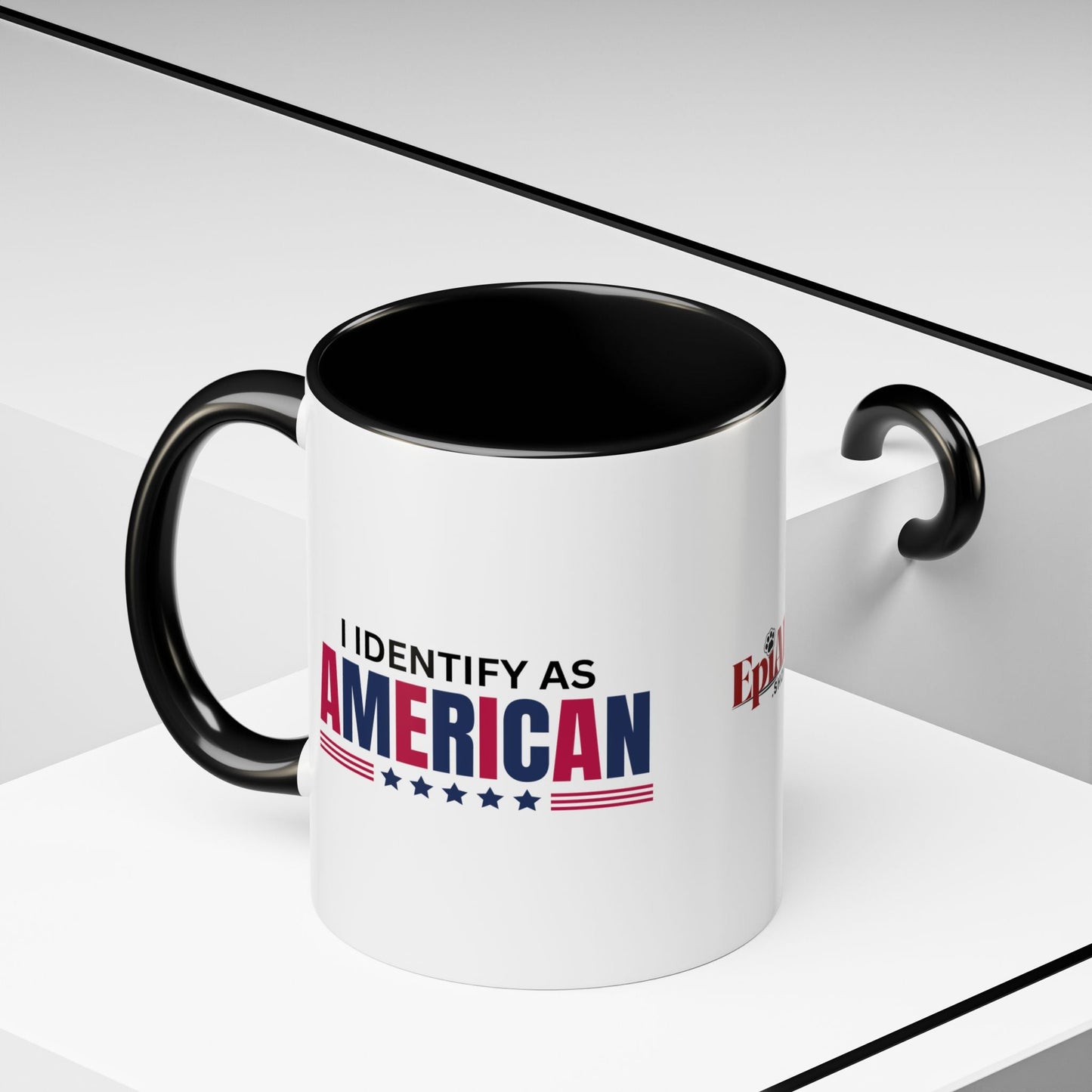 I Identify as American Accent Coffee Mug - 11 oz & 15 oz Printify