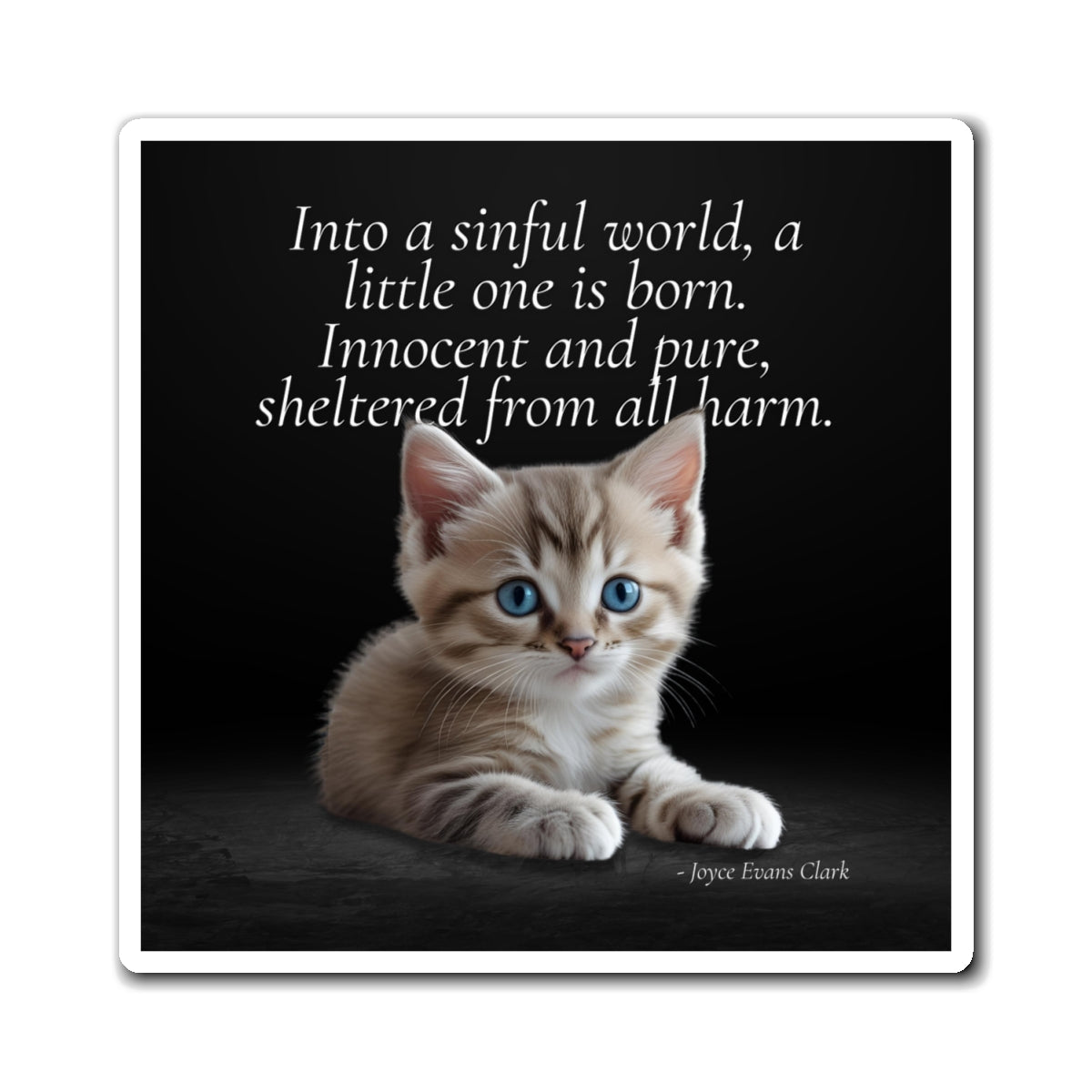 Photo depicting the A Little One is Born Magnets from EpiAl's Shop.