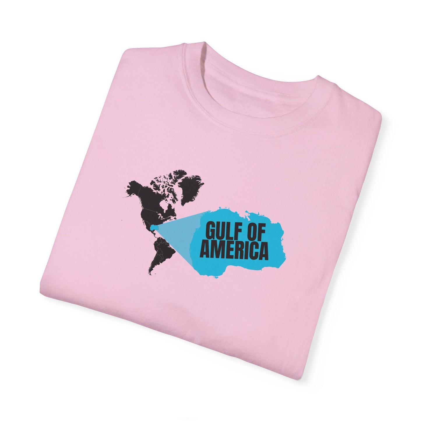 Gulf of America Map Unisex Garment-Dyed T-Shirt