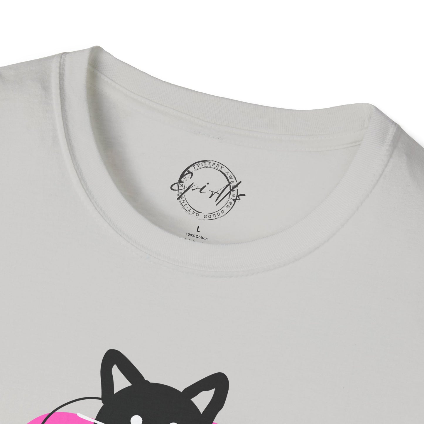 Playful Cat Graphic T-Shirt – Unisex Softstyle Tee for Cat Lovers